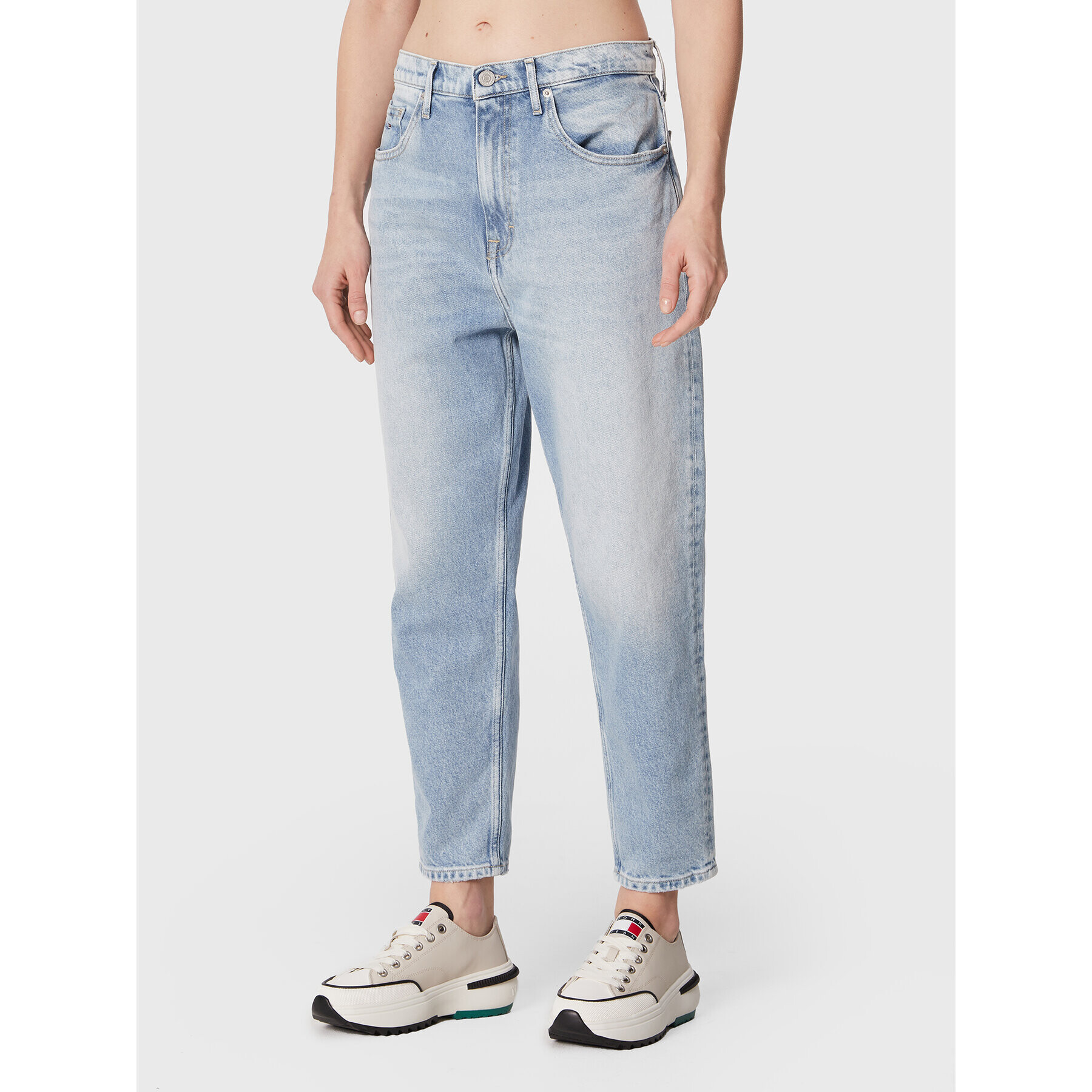 Tommy Jeans Džínsy DW0DW14774 Modrá Mom Fit - Pepit.sk