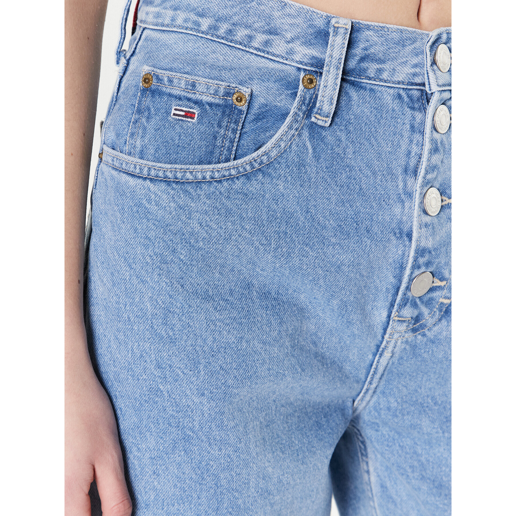 Tommy Jeans Džínsy DW0DW14809 Modrá Mom Fit - Pepit.sk