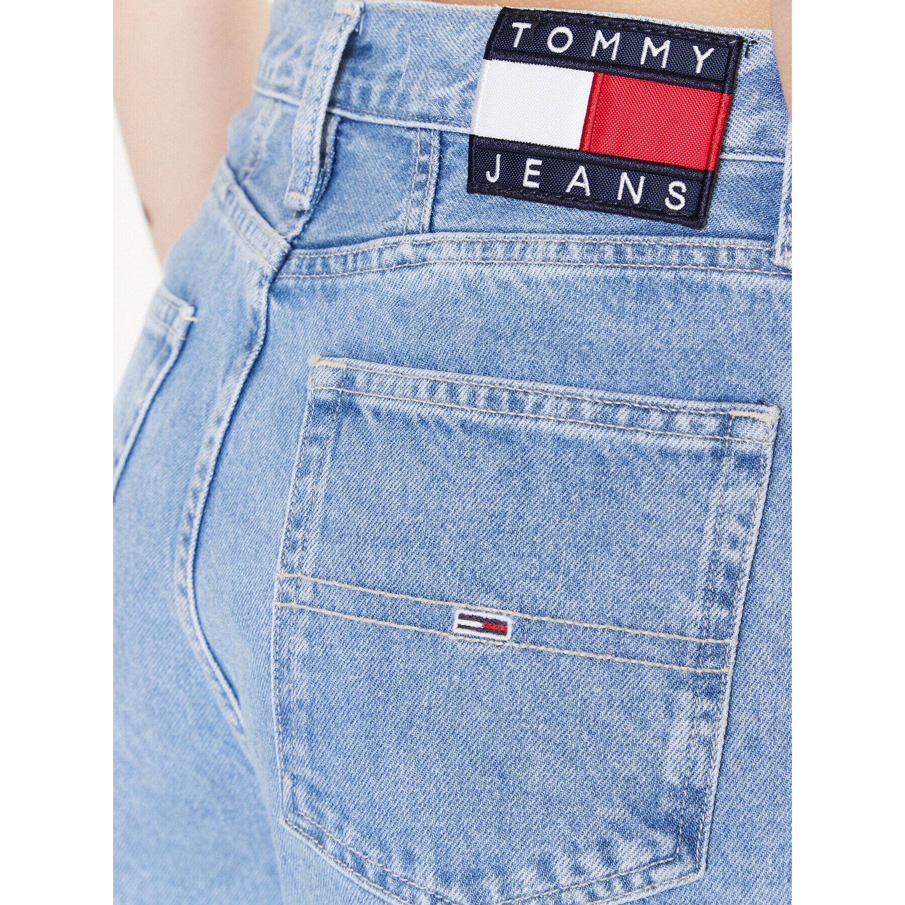 Tommy Jeans Džínsy DW0DW14809 Modrá Mom Fit - Pepit.sk