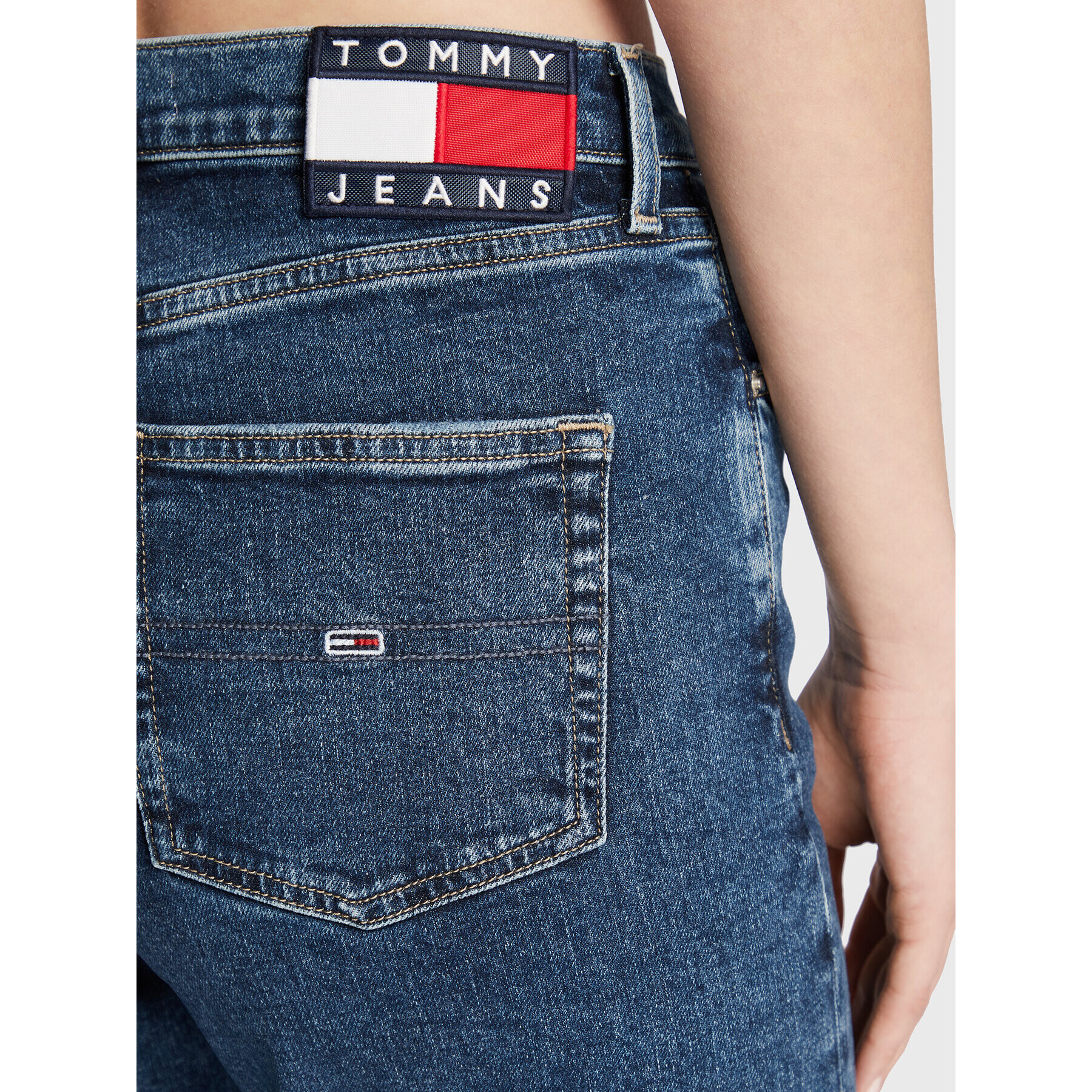 Tommy Jeans Džínsy Harper DW0DW13380 Tmavomodrá Straight Fit - Pepit.sk