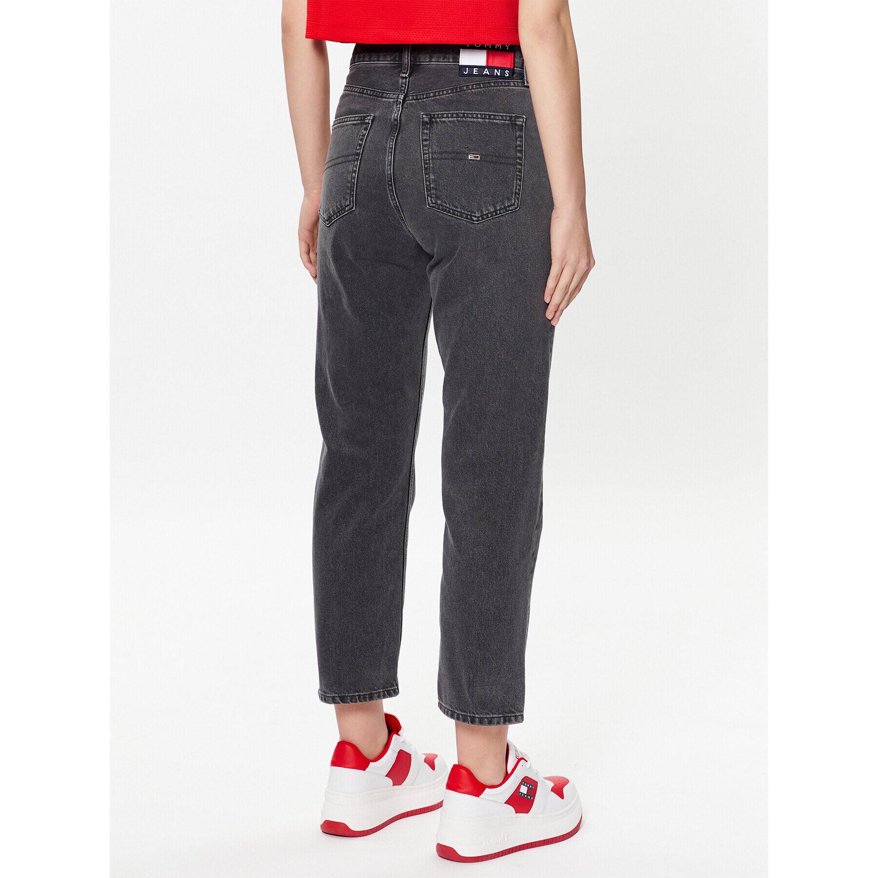 Tommy Jeans Džínsy Harper DW0DW15503 Čierna Relaxed Fit - Pepit.sk