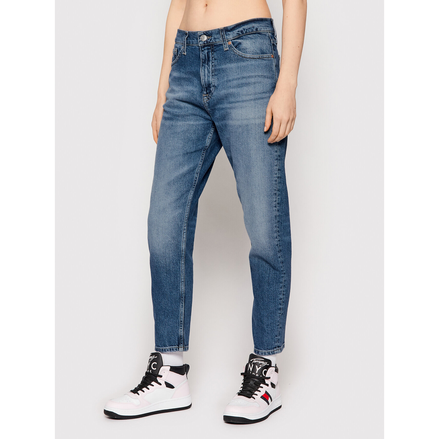 Tommy Jeans Džínsy Izzie DW0DW10905 Modrá Straight Fit - Pepit.sk