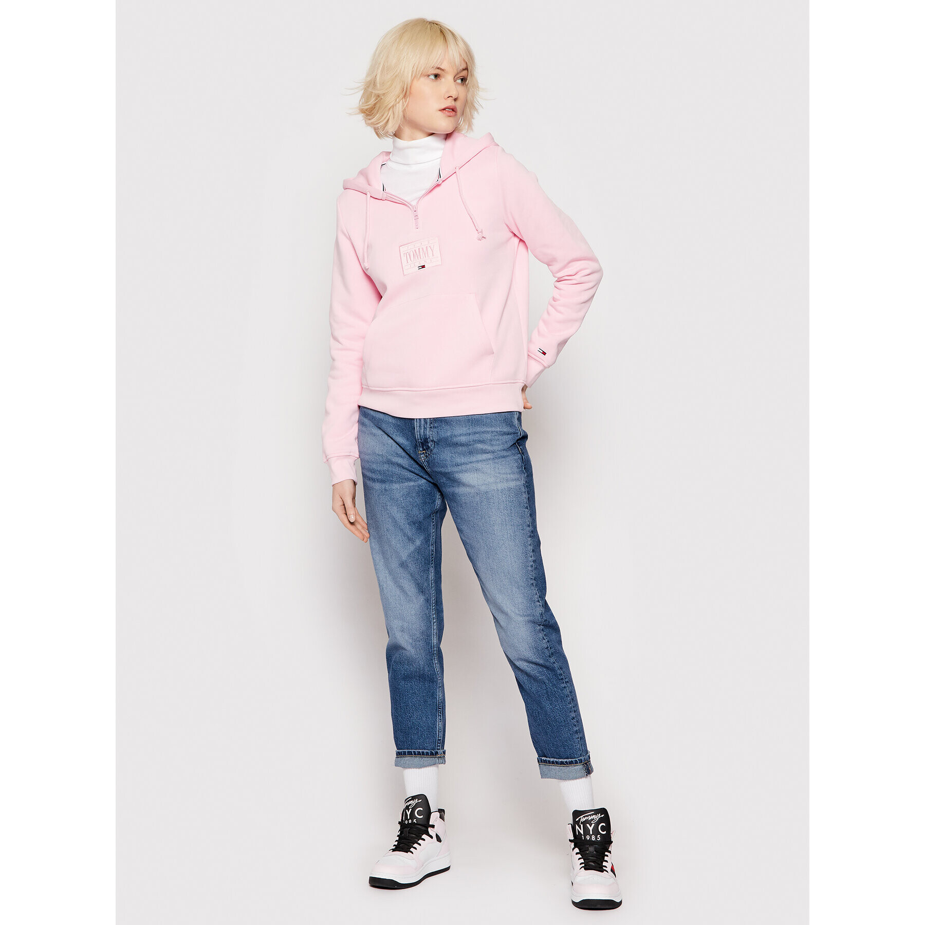 Tommy Jeans Džínsy Izzie DW0DW10905 Modrá Straight Fit - Pepit.sk