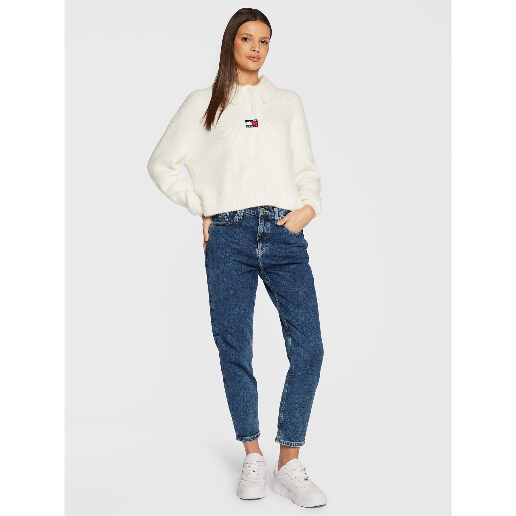 Tommy Jeans Džínsy Izzie DW0DW13391 Tmavomodrá Slim Fit - Pepit.sk