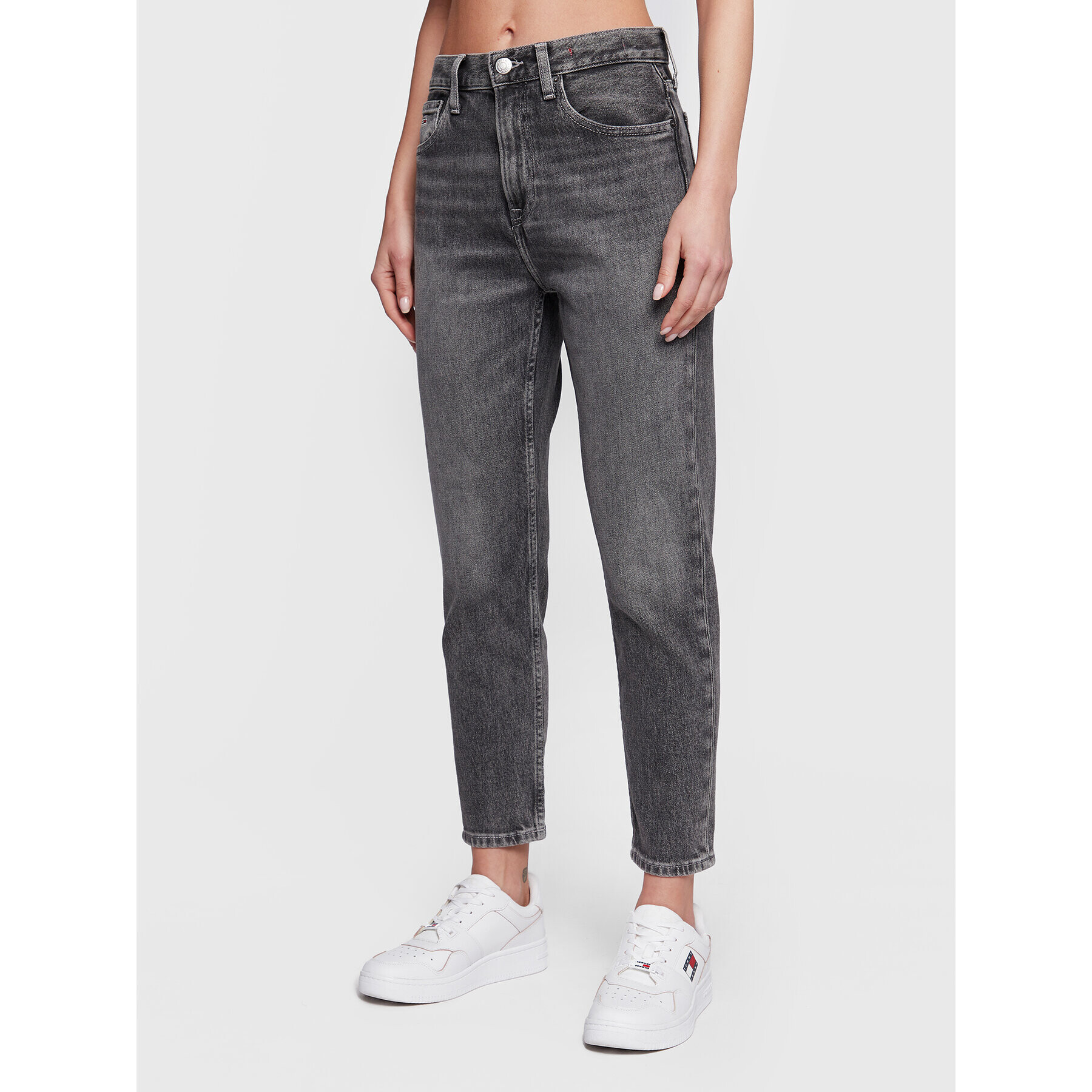 Tommy Jeans Džínsy Izzie DW0DW14770 Sivá Slim Fit - Pepit.sk