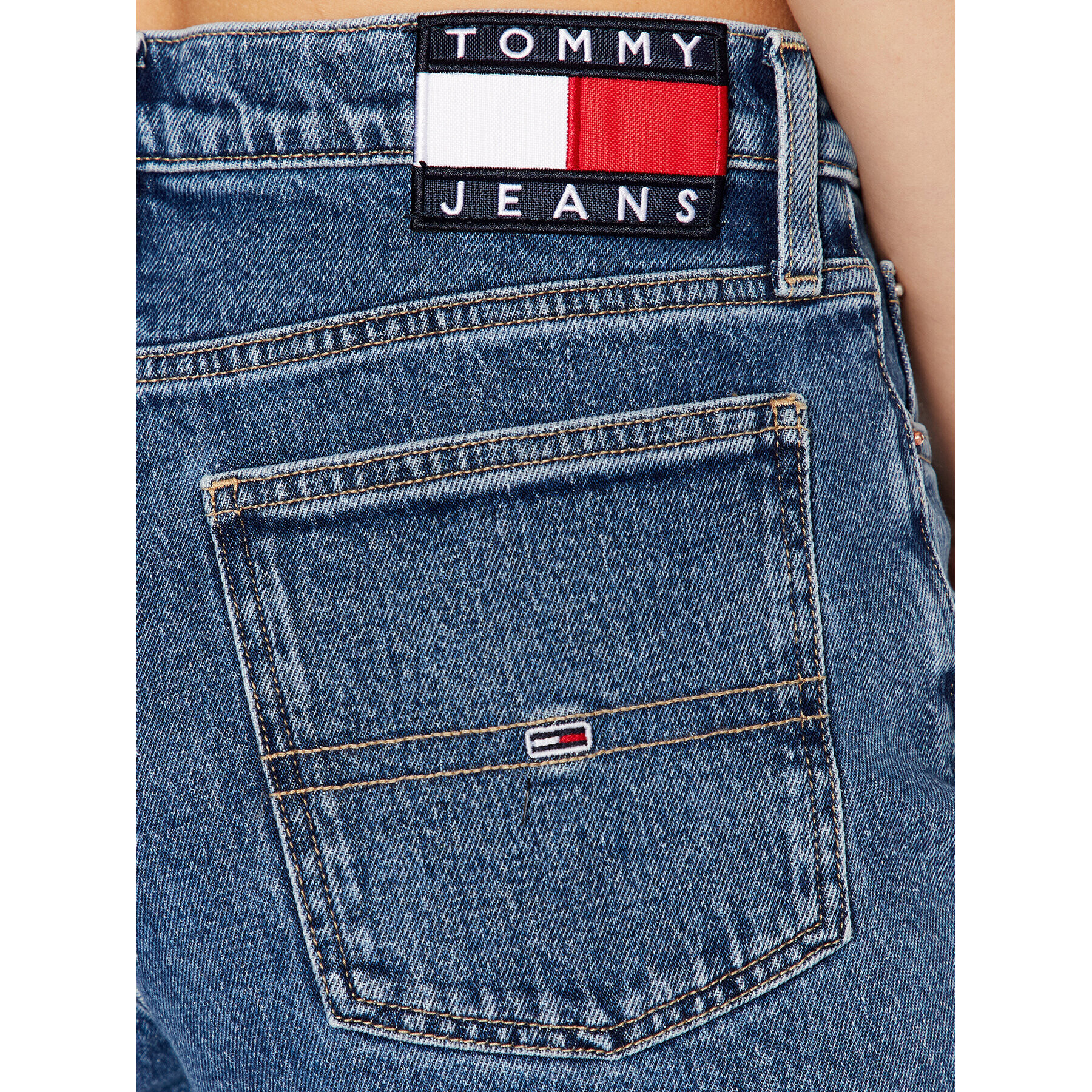 Tommy Jeans Džínsy Izzie DW0DW15804 Tmavomodrá Slim Leg - Pepit.sk