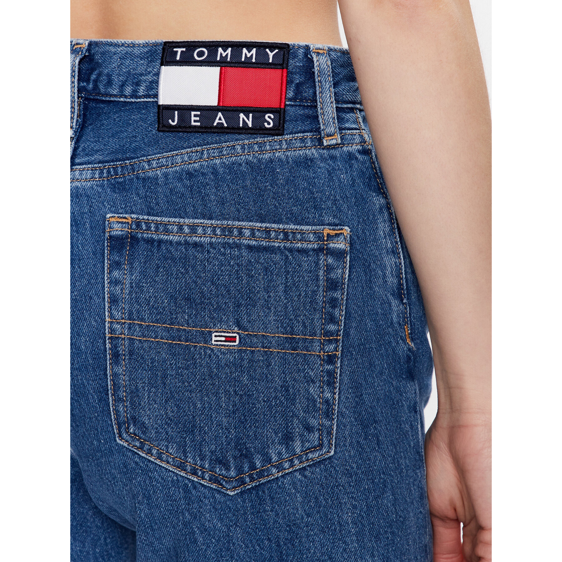 Tommy Jeans Džínsy Julie DW0DW15738 Modrá Straight Fit - Pepit.sk