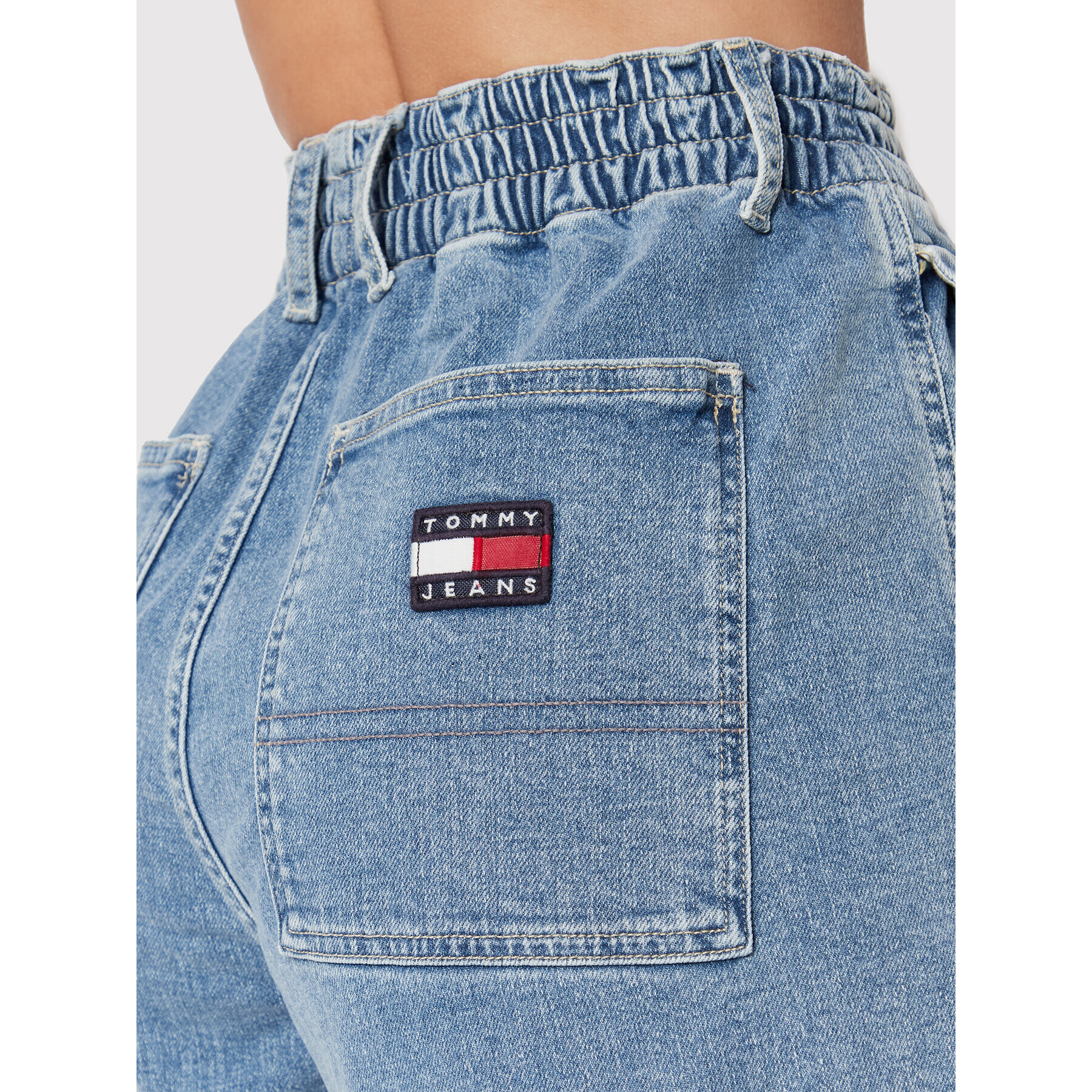 Tommy Jeans Džínsy Mom Jog Jean DW0DW13771 Modrá Mom Fit - Pepit.sk