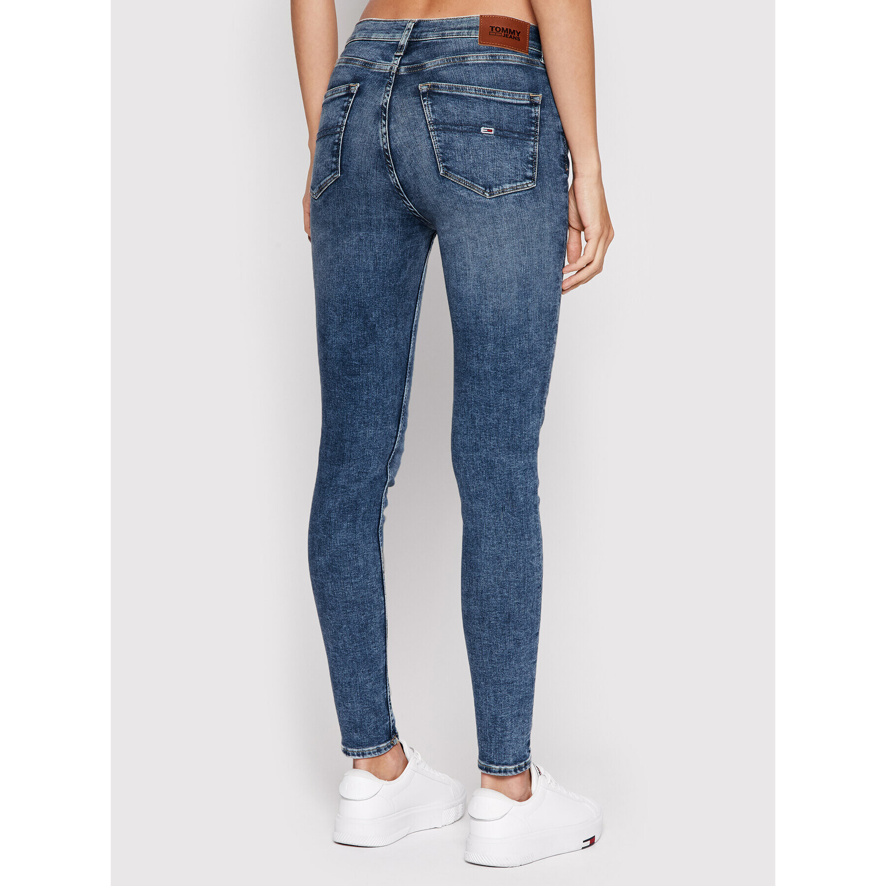 Tommy Jeans Džínsy Nora DW0DW11599 Tmavomodrá Skinny Fit - Pepit.sk