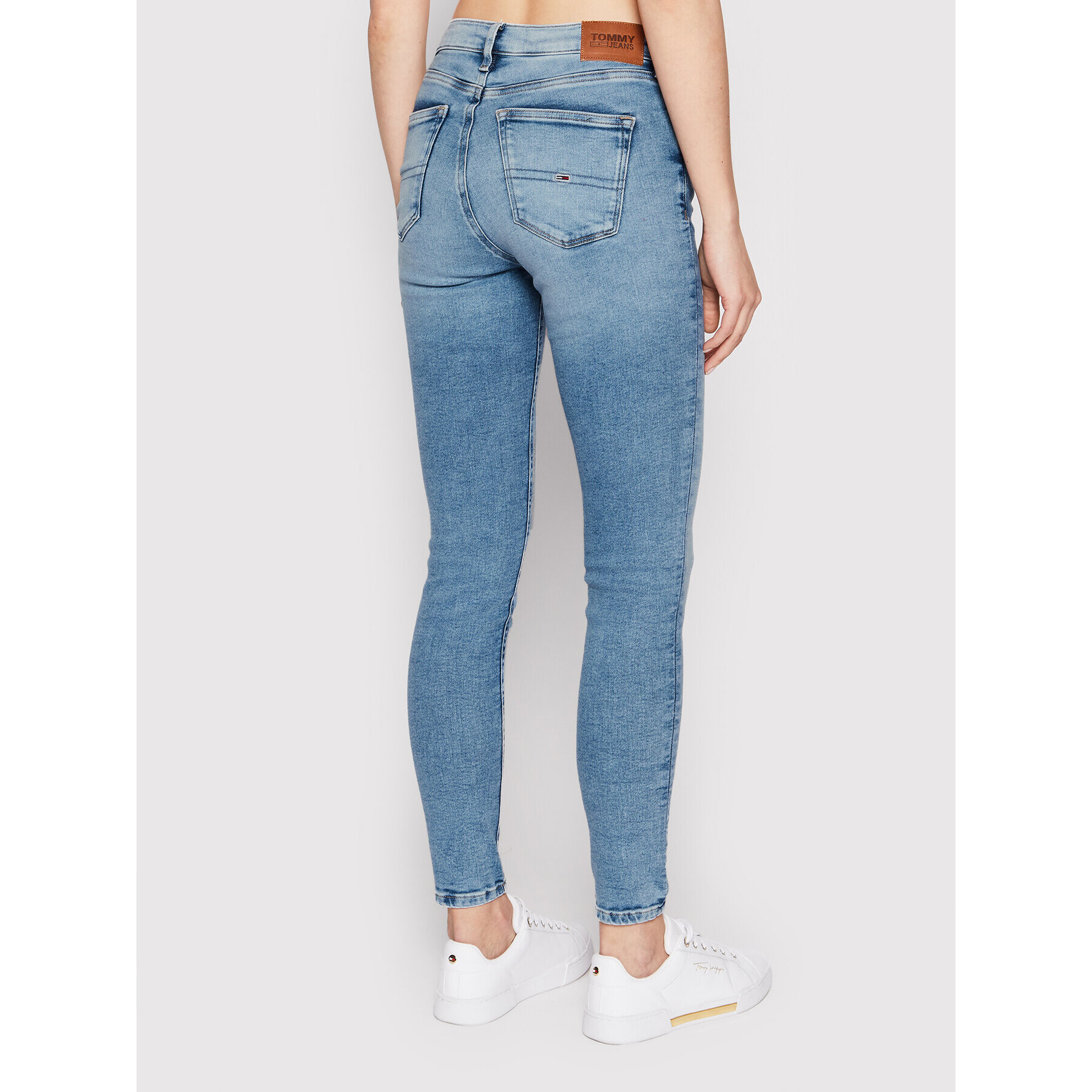 Tommy Jeans Džínsy Nora DW0DW12400 Modrá Skinny Fit - Pepit.sk