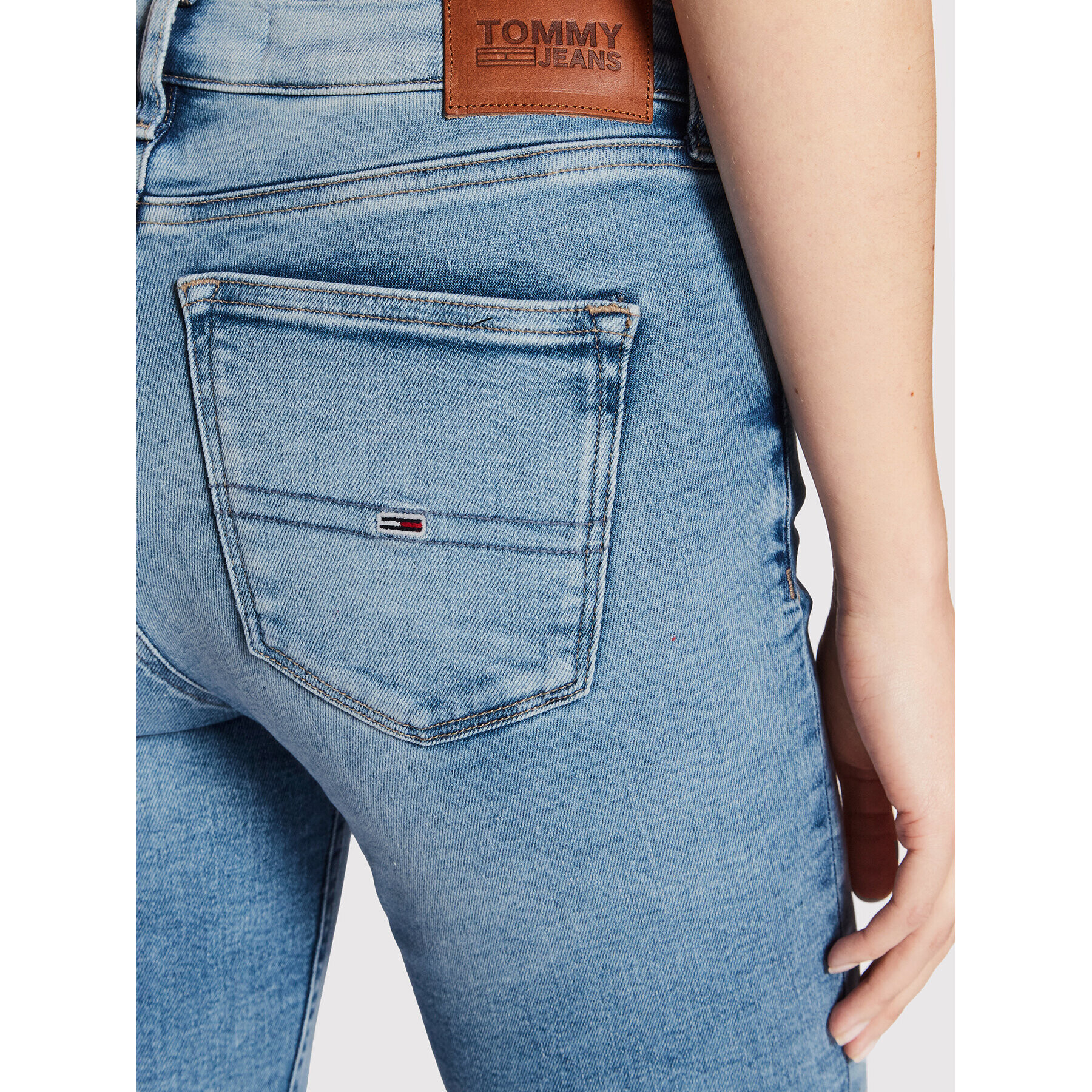 Tommy Jeans Džínsy Nora DW0DW12400 Modrá Skinny Fit - Pepit.sk