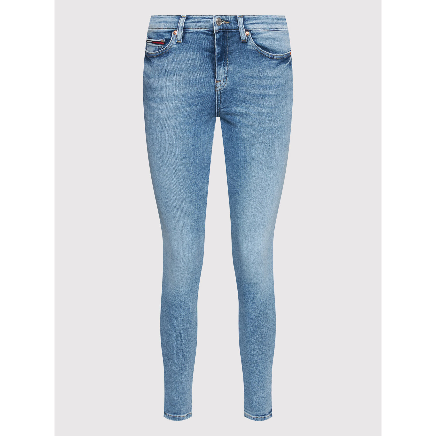 Tommy Jeans Džínsy Nora DW0DW12400 Modrá Skinny Fit - Pepit.sk