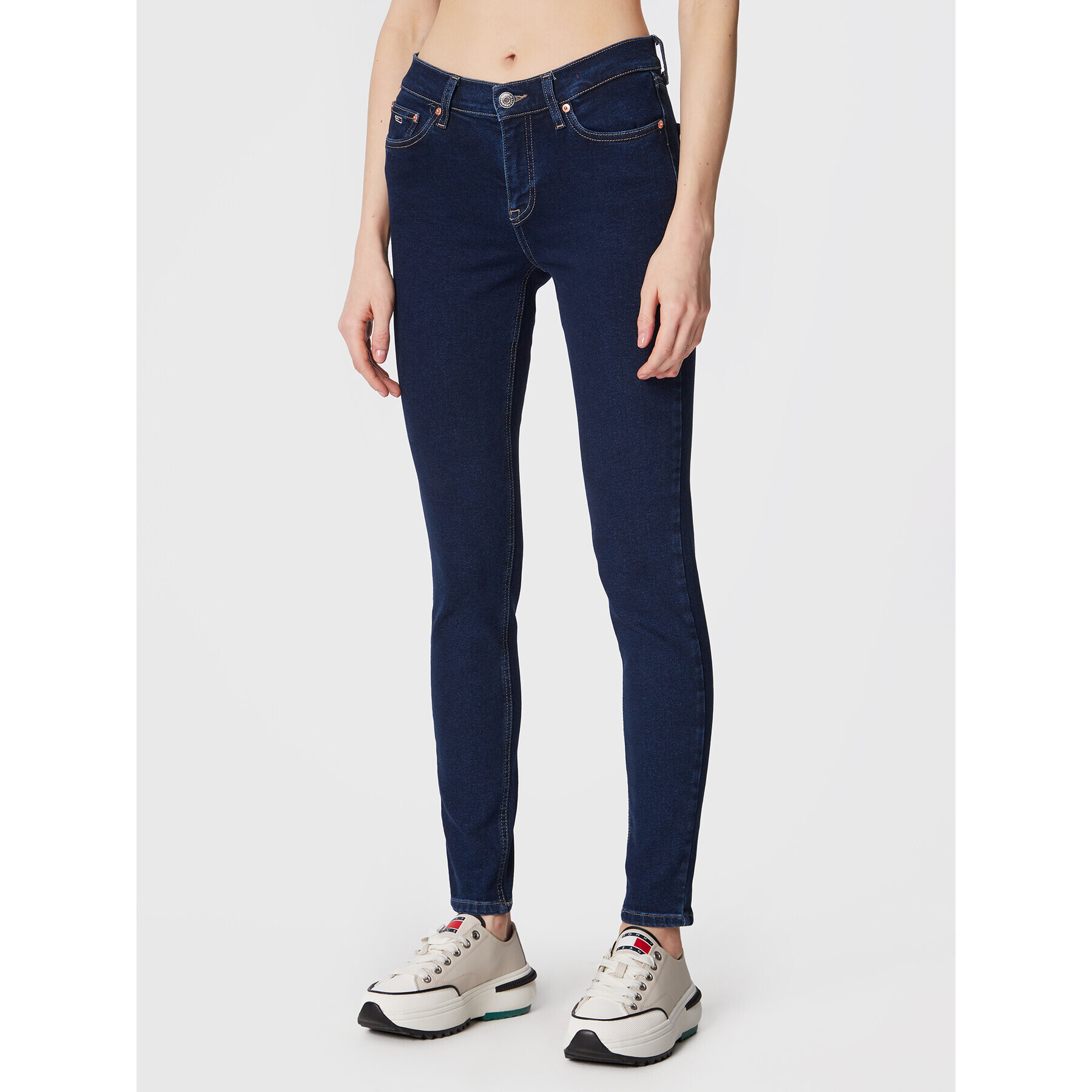 Tommy Jeans Džínsy Nora DW0DW14825 Tmavomodrá Skinny Fit - Pepit.sk