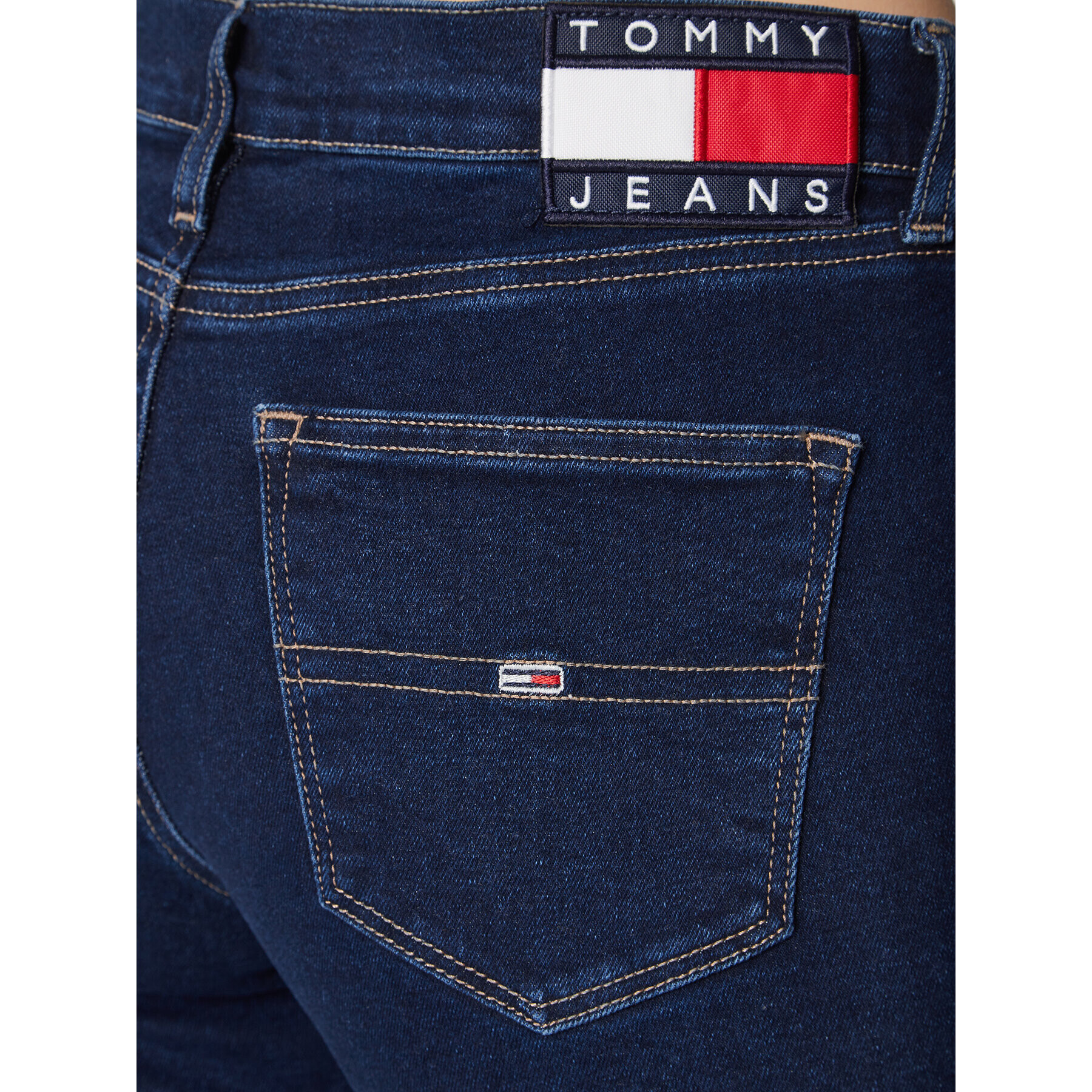 Tommy Jeans Džínsy Nora DW0DW14825 Tmavomodrá Skinny Fit - Pepit.sk