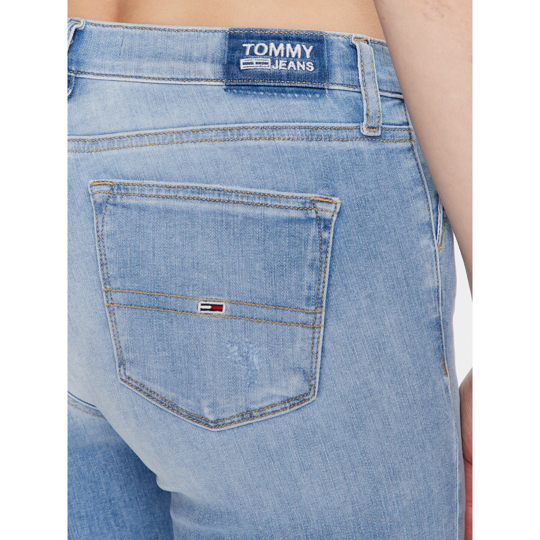 Tommy Jeans Džínsy Nora DW0DW15485 Modrá Skinny Fit - Pepit.sk