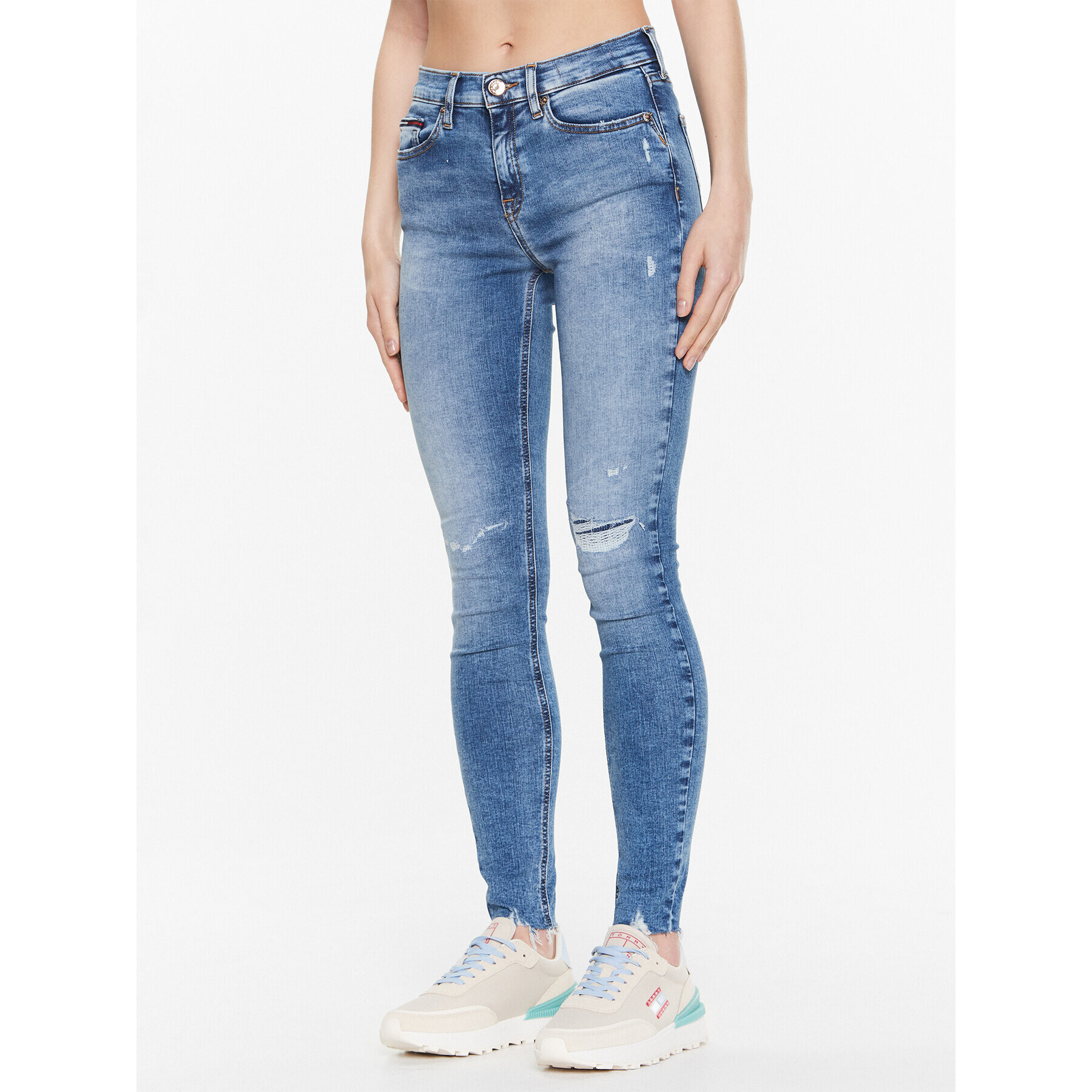 Tommy Jeans Džínsy Nora DW0DW15498 Tmavomodrá Skinny Fit - Pepit.sk