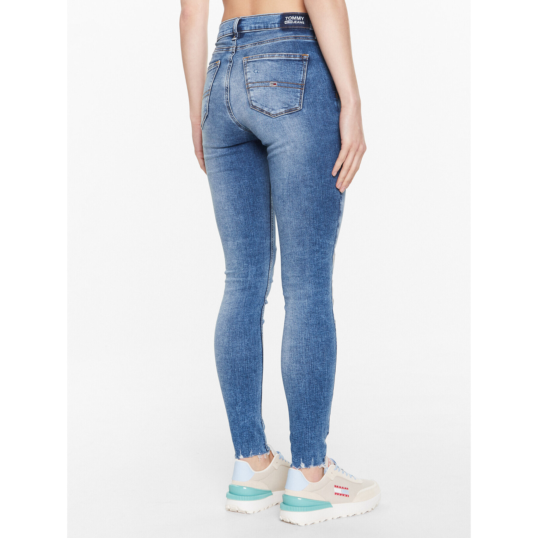 Tommy Jeans Džínsy Nora DW0DW15498 Tmavomodrá Skinny Fit - Pepit.sk