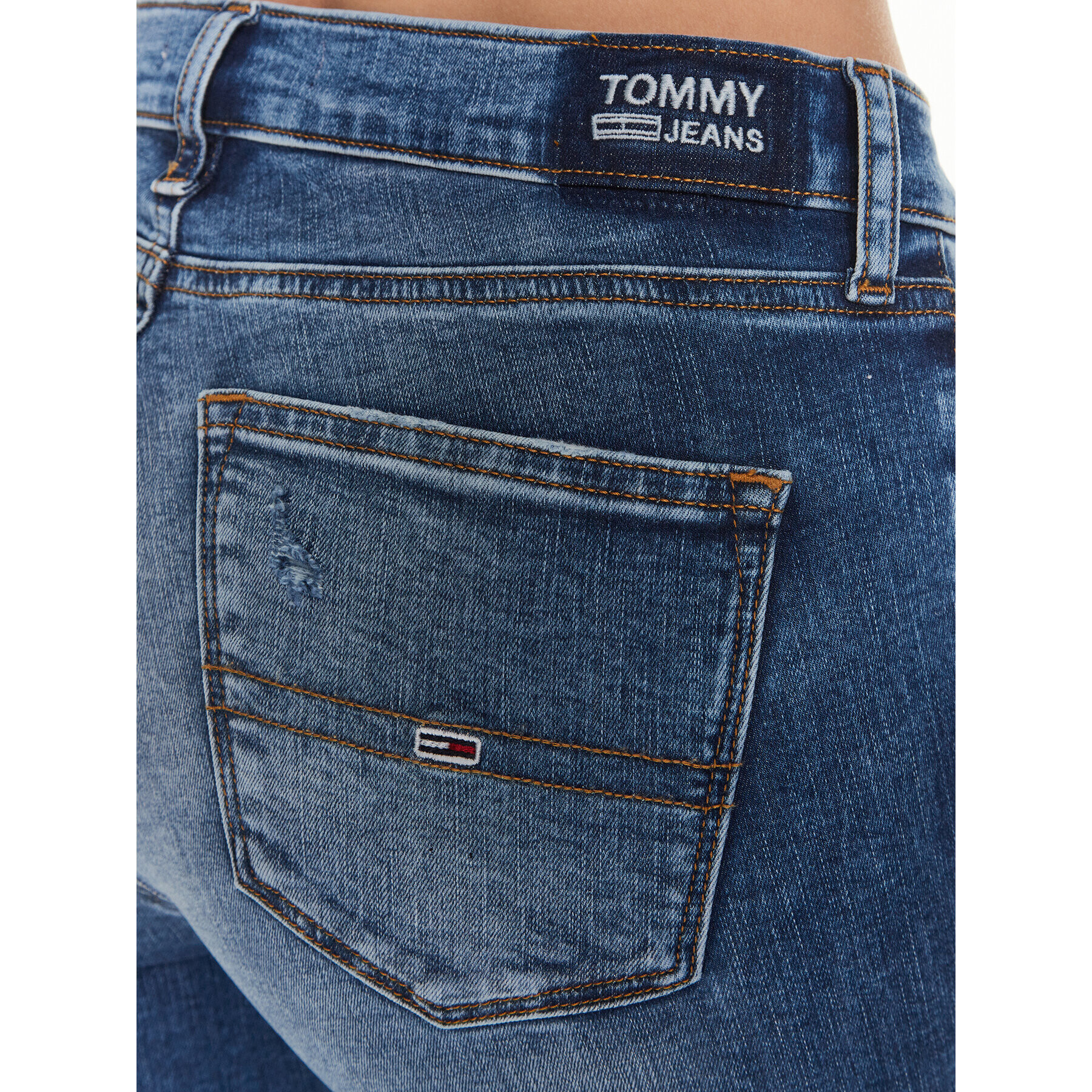 Tommy Jeans Džínsy Nora DW0DW15498 Tmavomodrá Skinny Fit - Pepit.sk