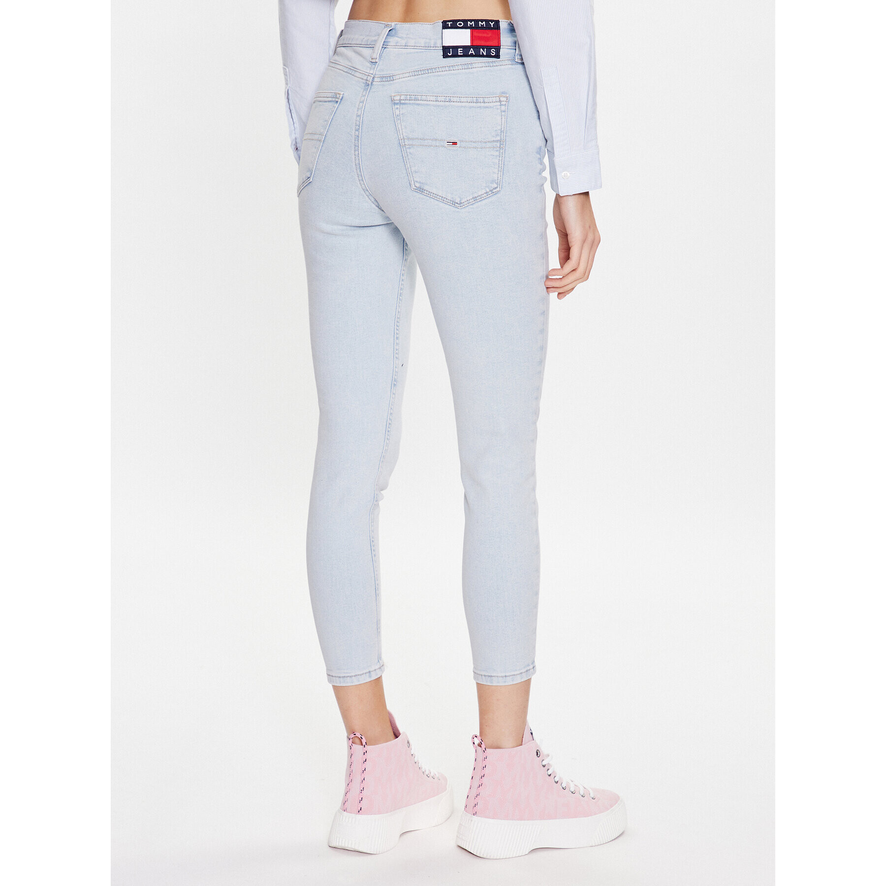 Tommy Jeans Džínsy Nora DW0DW15499 Modrá Skinny Fit - Pepit.sk