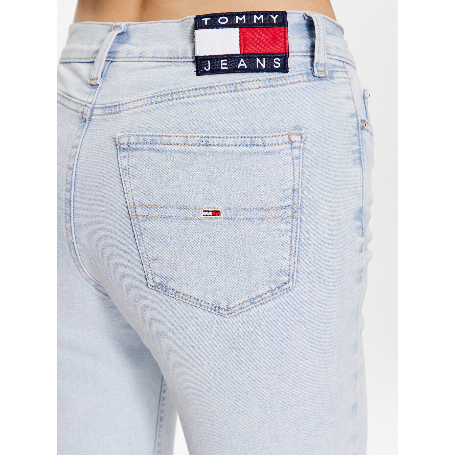 Tommy Jeans Džínsy Nora DW0DW15499 Modrá Skinny Fit - Pepit.sk