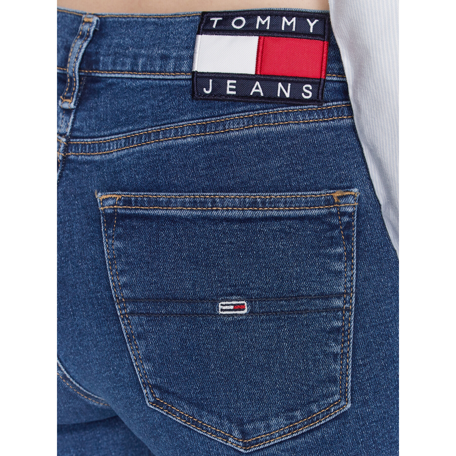 Tommy Jeans Džínsy Nora DW0DW15742 Tmavomodrá Skinny Fit - Pepit.sk