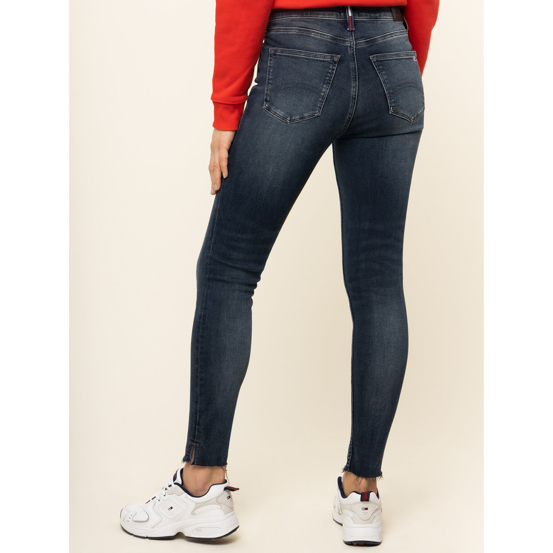 Tommy Jeans Džínsy Nora Mid Rise DW0DW074991 Tmavomodrá Skinny Fit - Pepit.sk