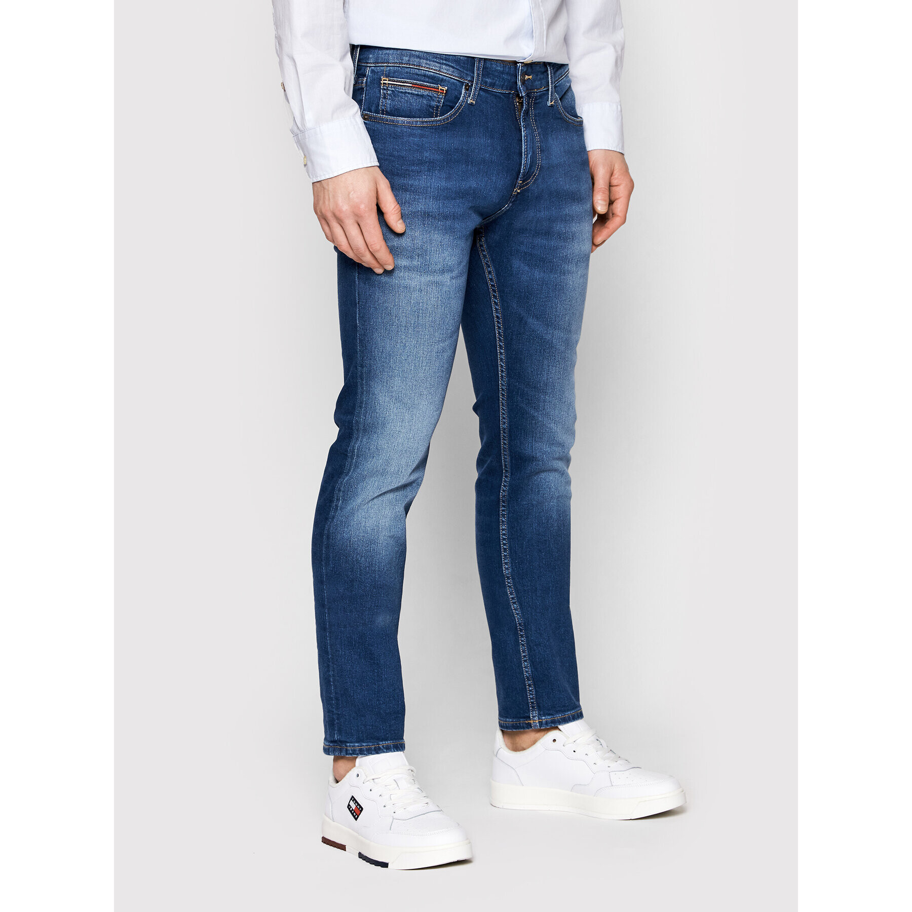 Tommy Jeans Džínsy Scanton DM0DM09549 Modrá Slim Fit - Pepit.sk