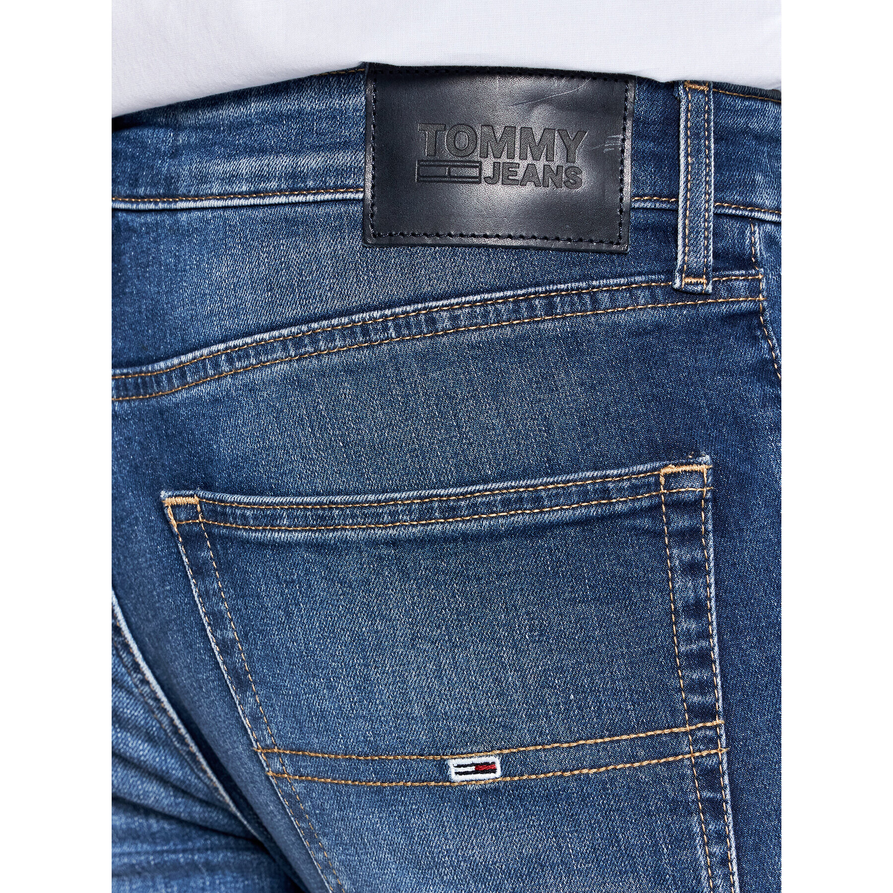 Tommy Jeans Džínsy Scanton DM0DM09549 Modrá Slim Fit - Pepit.sk