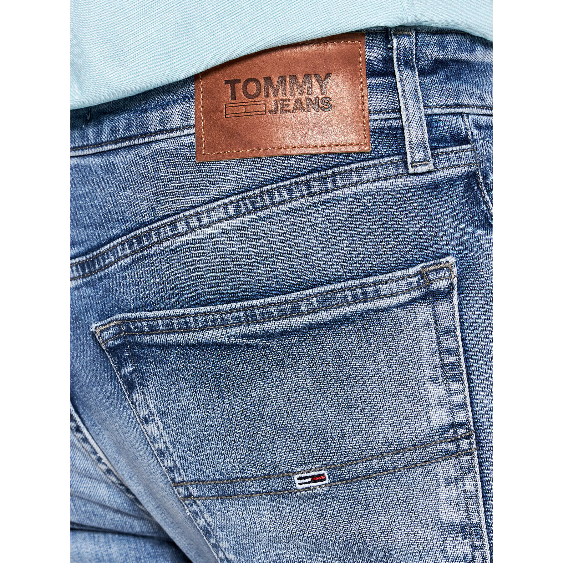 Tommy Jeans Džínsy Scanton DM0DM09554 Modrá Slim Fit - Pepit.sk