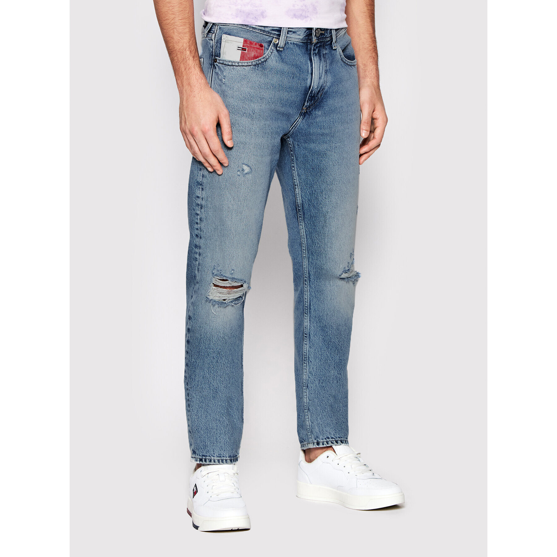 Tommy Jeans Džínsy Scanton DM0DM11892 Modrá Slim Fit - Pepit.sk