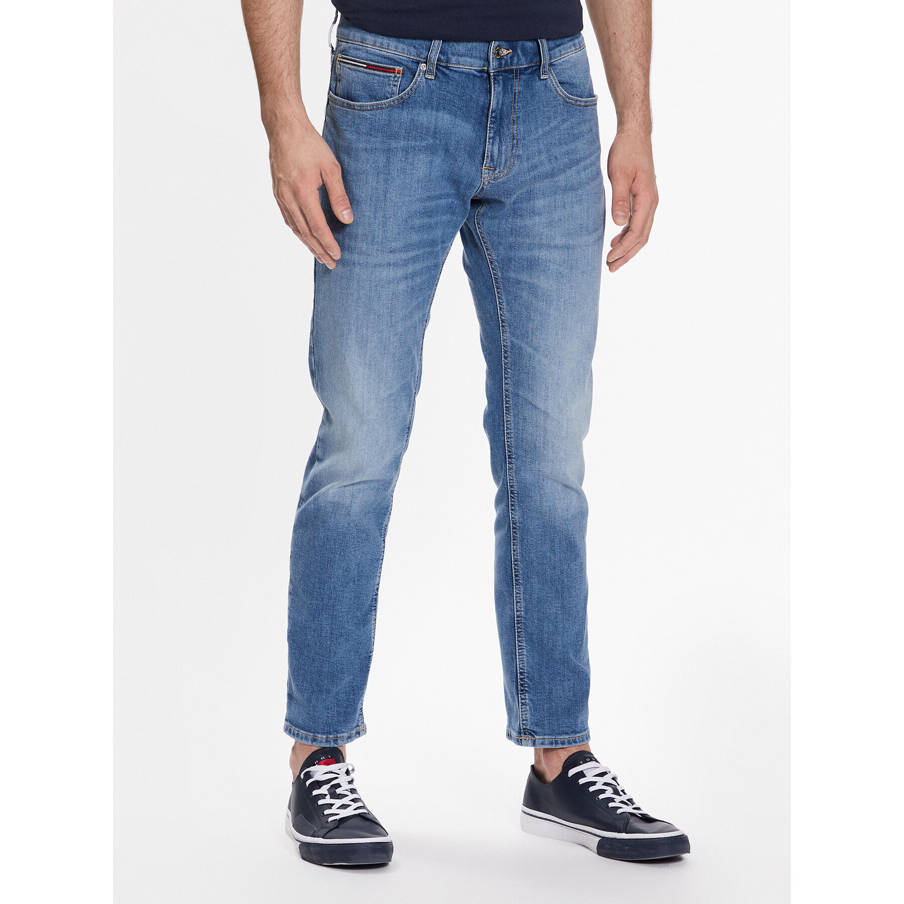 Tommy Jeans Džínsy Scanton DM0DM16045 Modrá Slim Fit - Pepit.sk