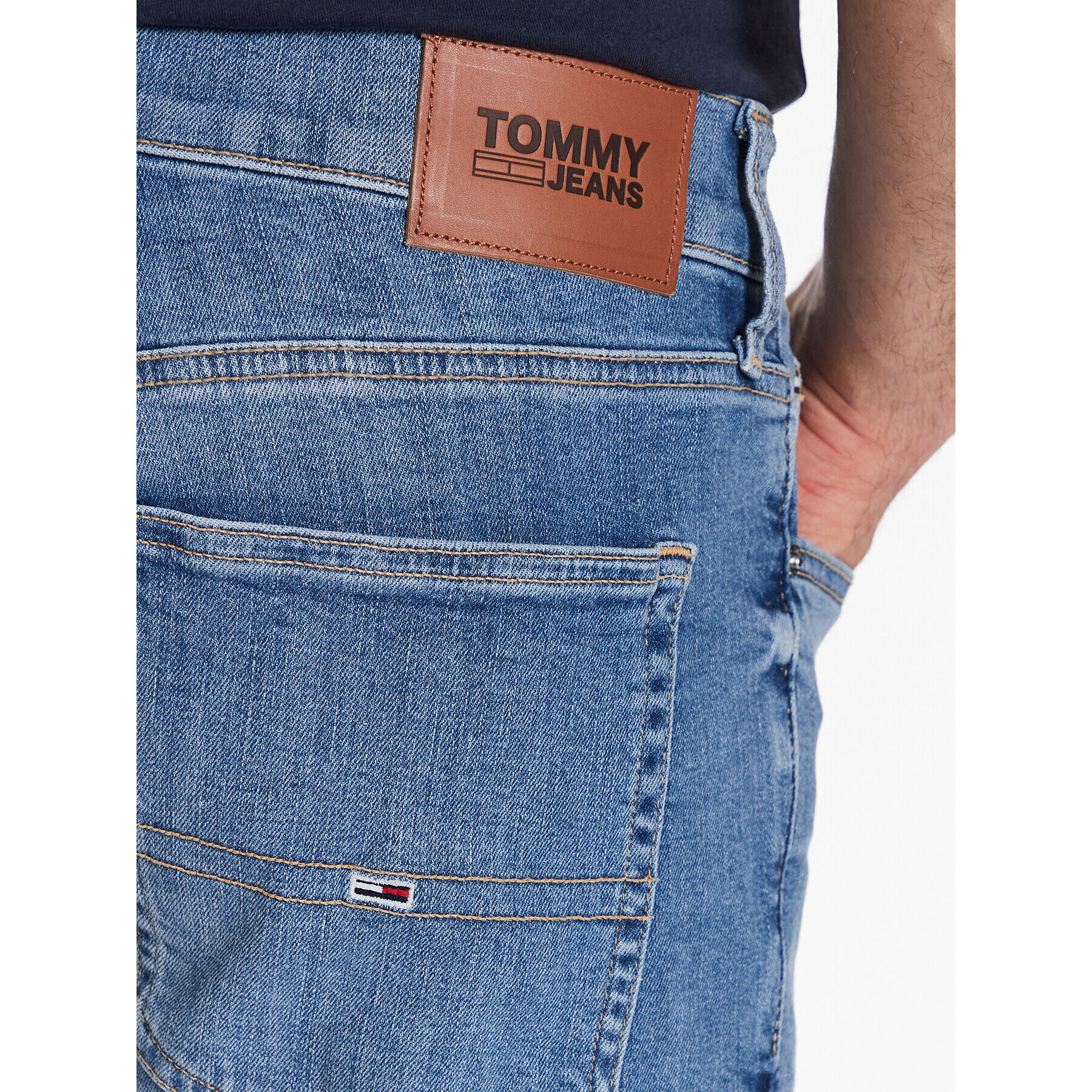 Tommy Jeans Džínsy Scanton DM0DM16045 Modrá Slim Fit - Pepit.sk