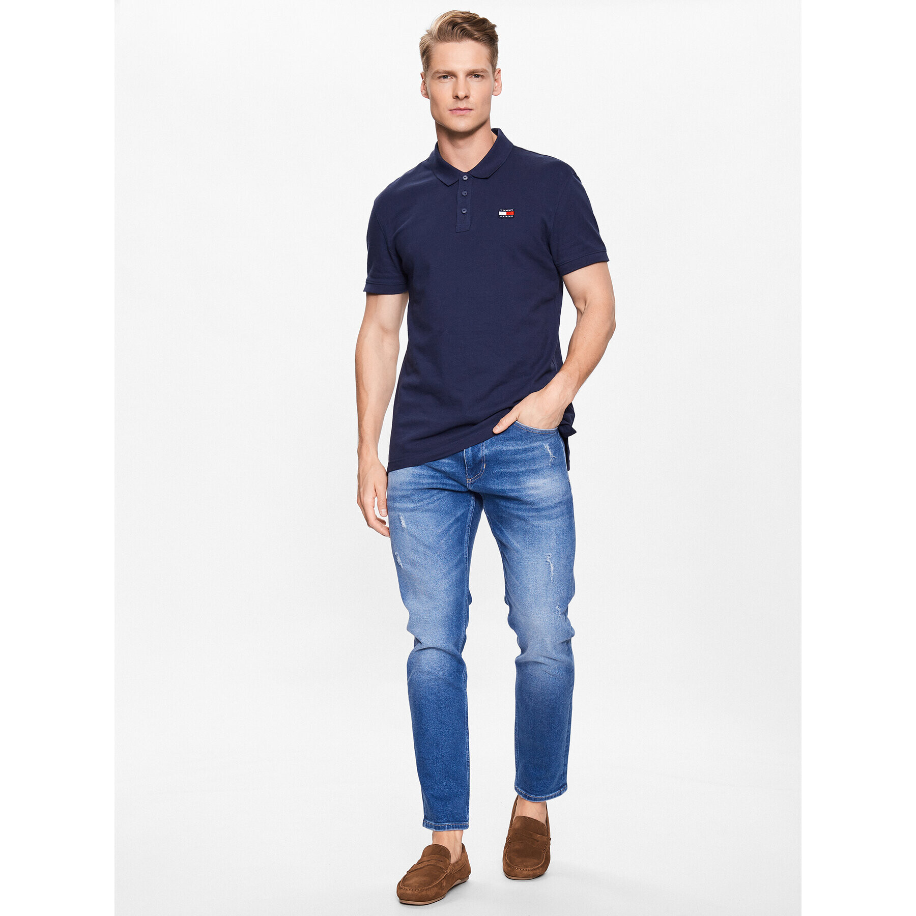 Tommy Jeans Džínsy Scanton DM0DM16171 Modrá Slim Fit - Pepit.sk