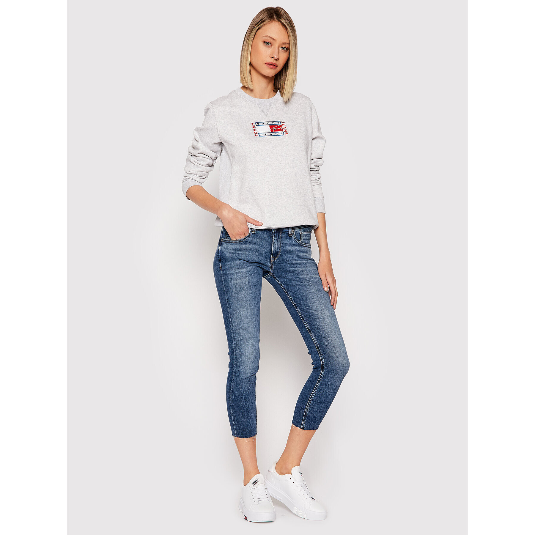 Tommy Jeans Džínsy Scarlett DW0DW09469 Tmavomodrá Skinny Fit - Pepit.sk