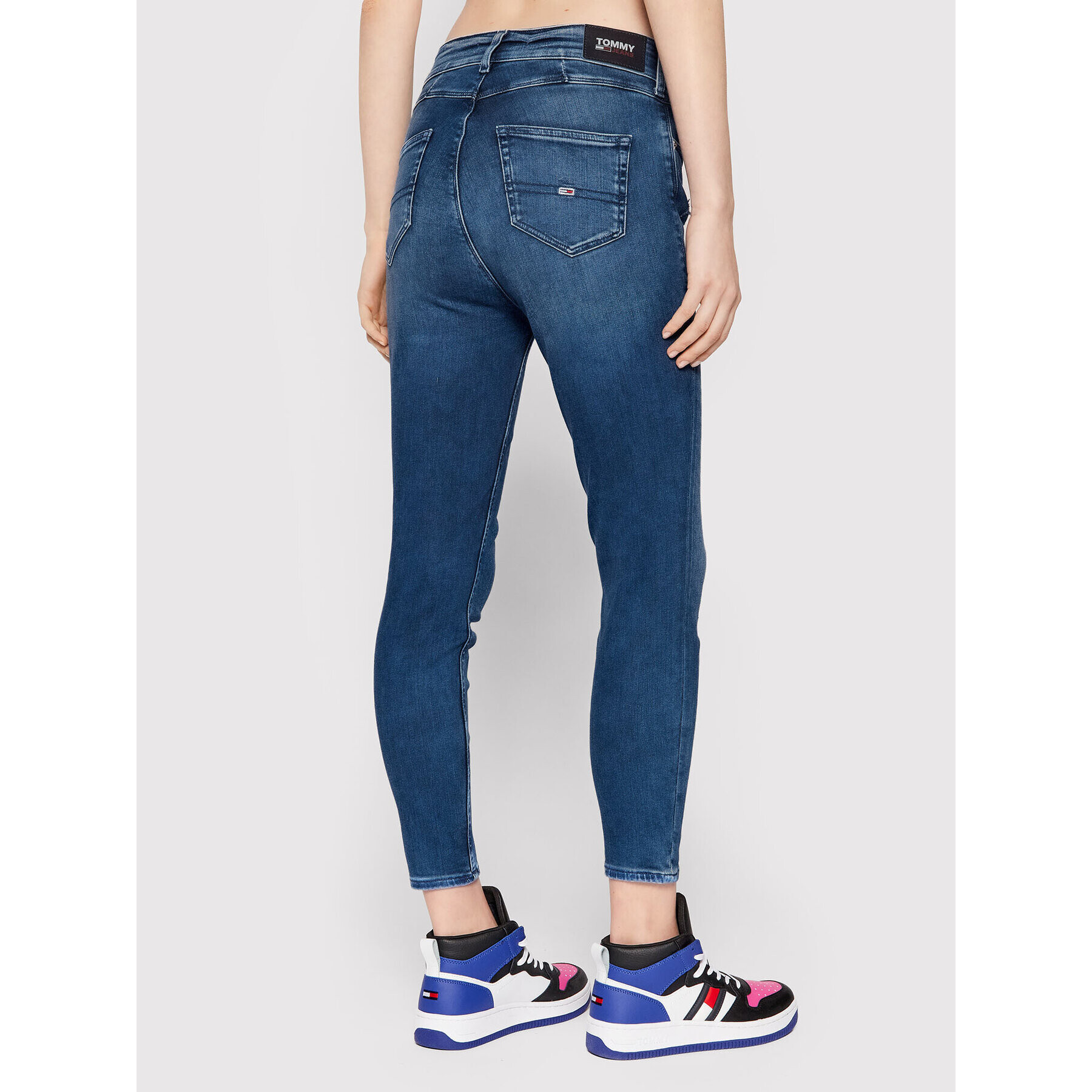 Tommy Jeans Džínsy Shape DW0DW09491 Tmavomodrá Skinny Fit - Pepit.sk