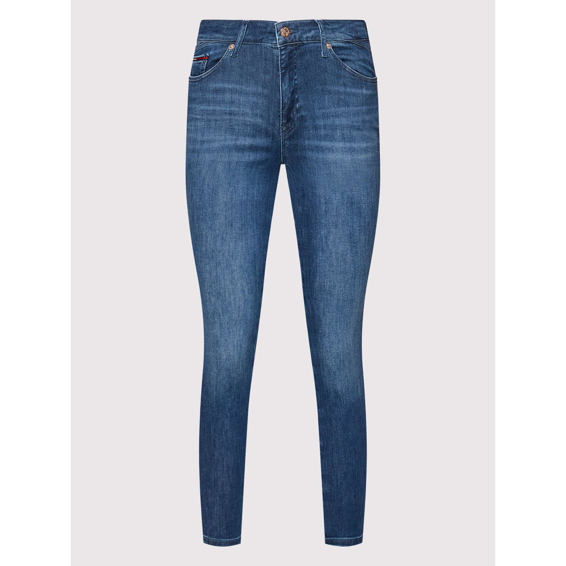 Tommy Jeans Džínsy Shape DW0DW12168 Tmavomodrá Skinny Fit - Pepit.sk