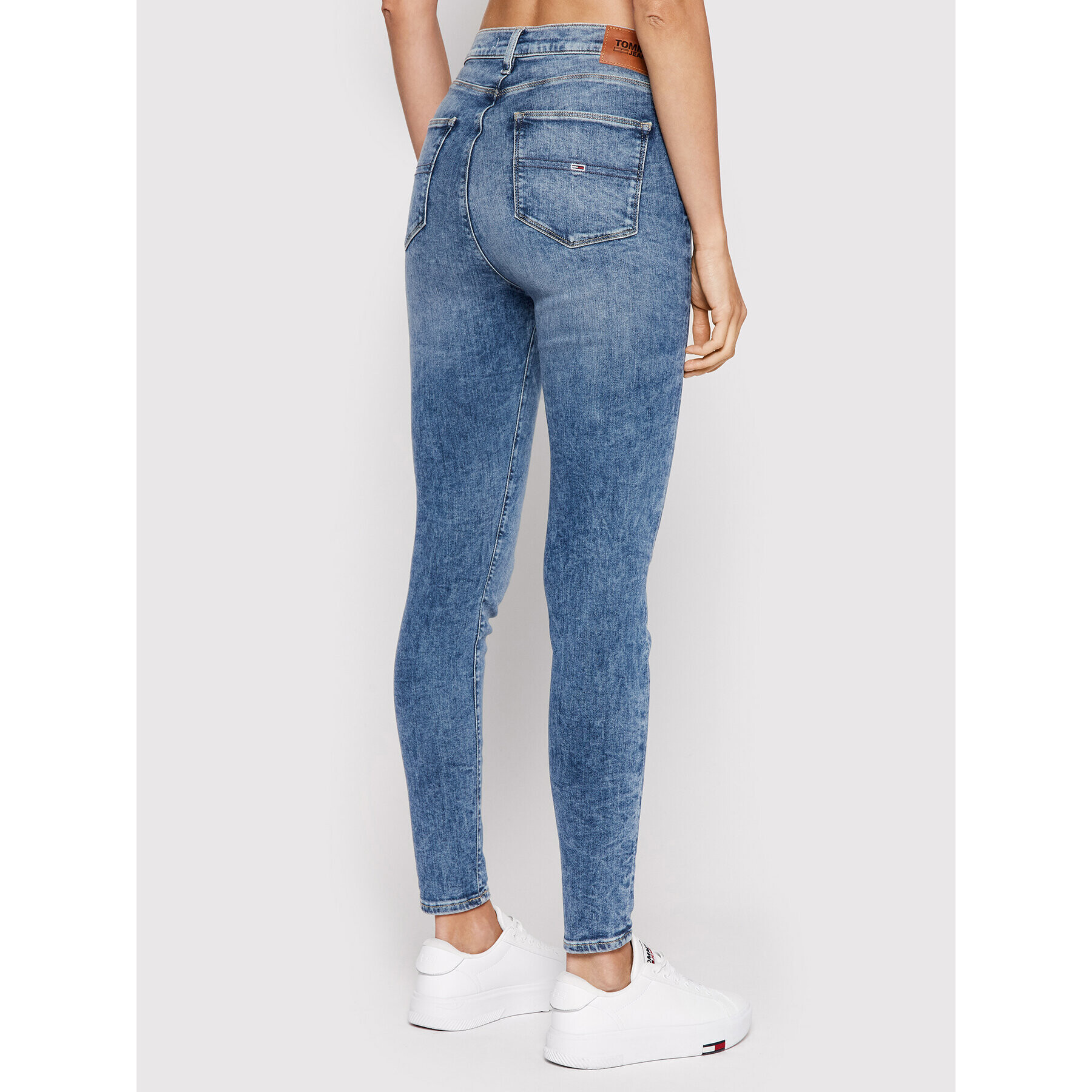 Tommy Jeans Džínsy Silvia DW0DW11594 Modrá Super Skinny Fit - Pepit.sk