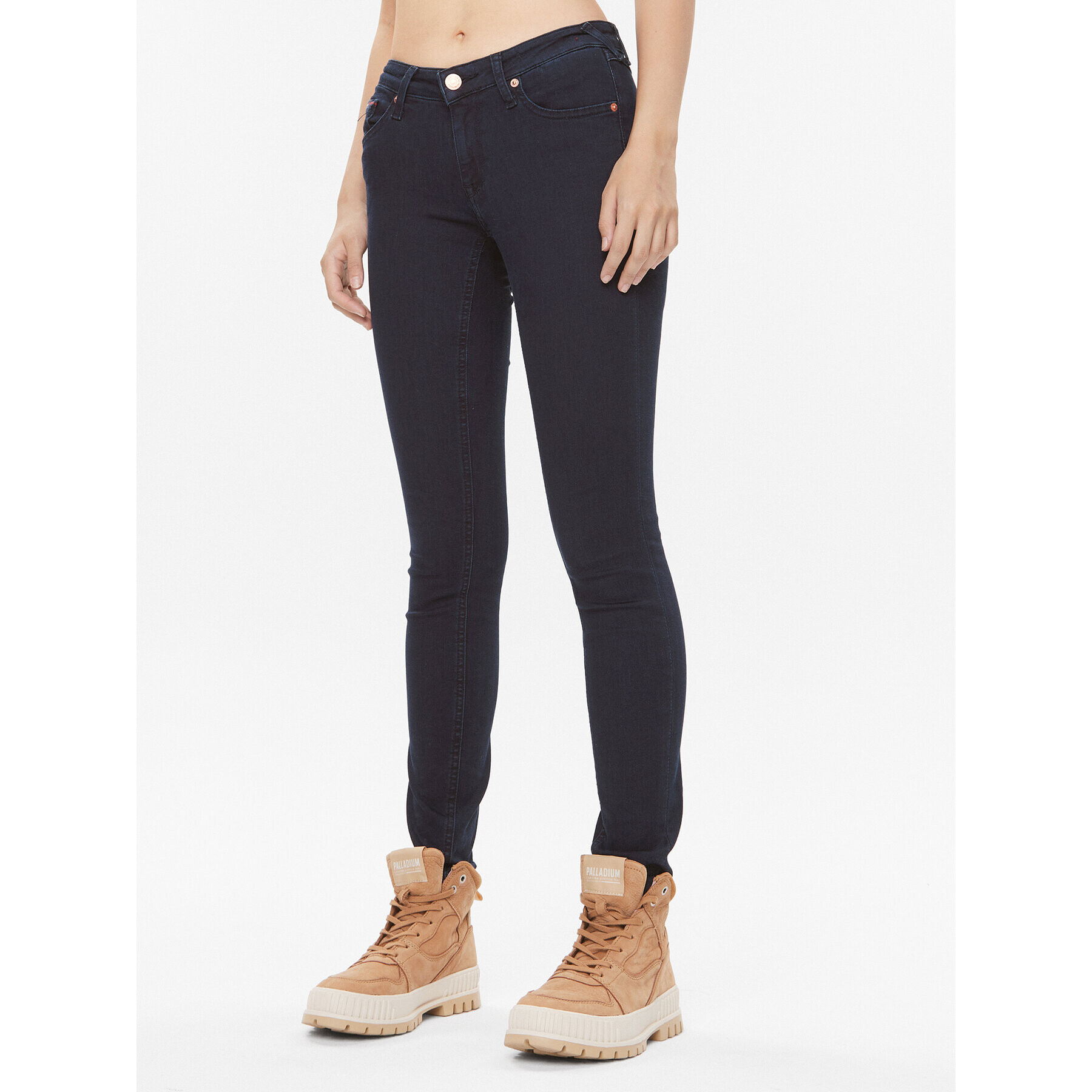 Tommy Jeans Džínsy Sophie DW0DW09210 Tmavomodrá Skinny Fit - Pepit.sk