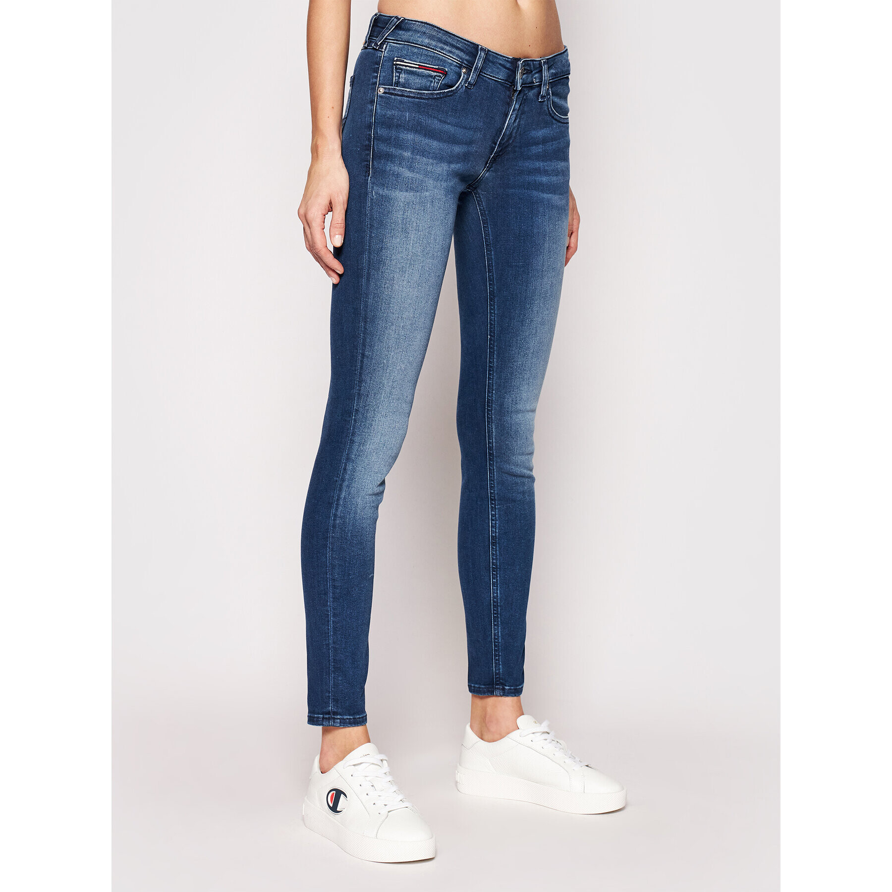 Tommy Jeans Džínsy Sophie DW0DW09214 Tmavomodrá Skinny Fit - Pepit.sk