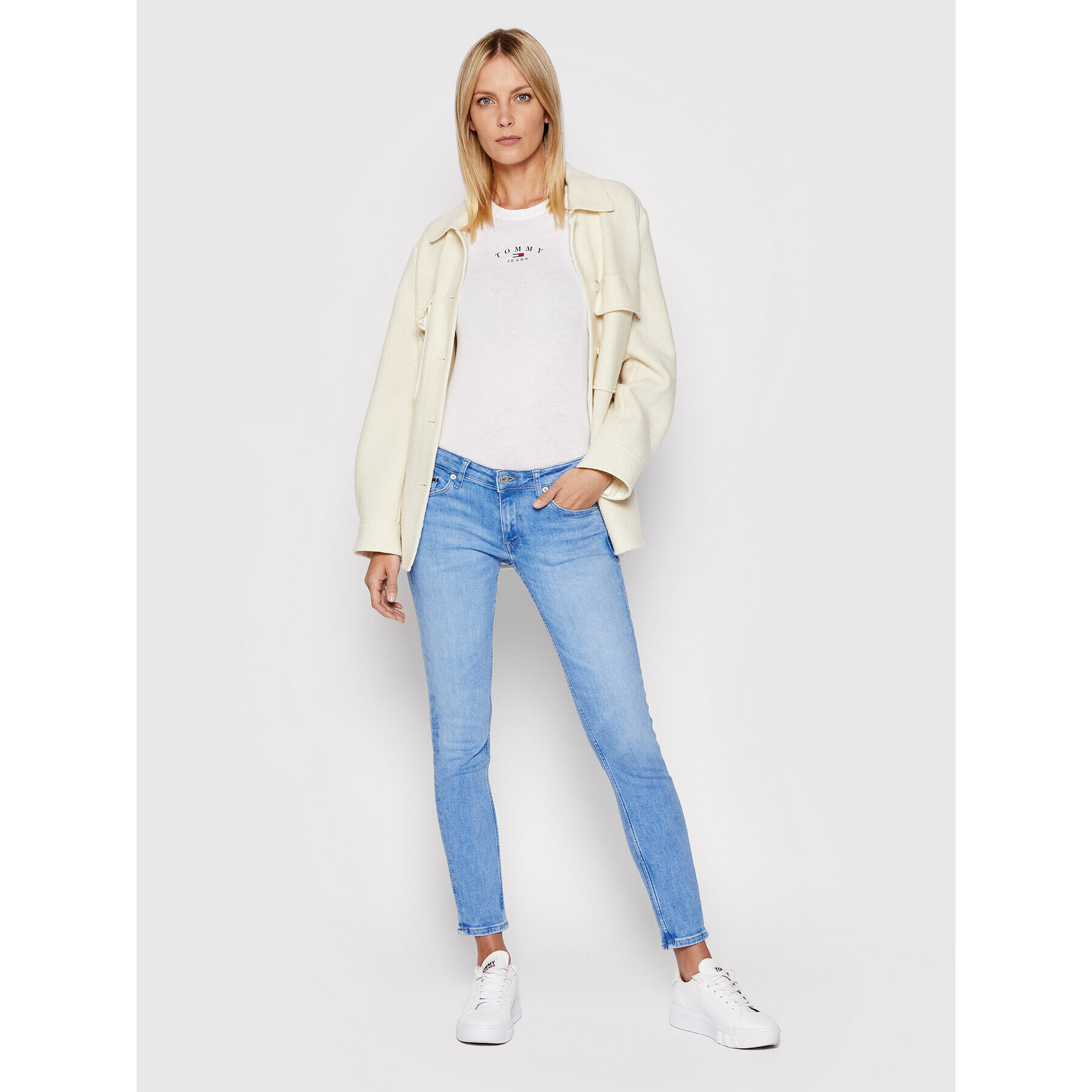 Tommy Jeans Džínsy Sophie DW0DW11605 Modrá Skinny Fit - Pepit.sk