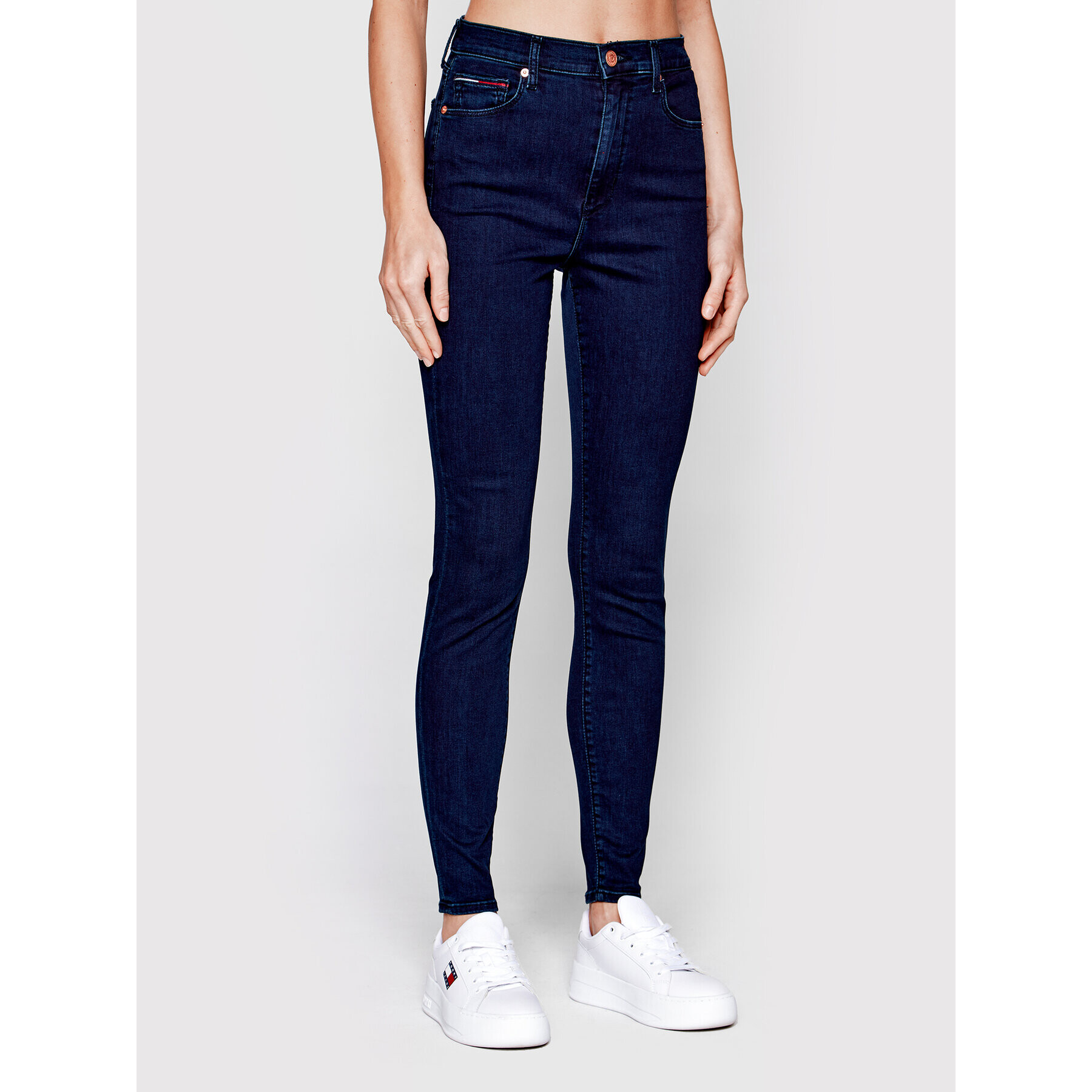 Tommy Jeans Džínsy Sylvia DW0DW09211 Tmavomodrá Super Skinny Fit - Pepit.sk