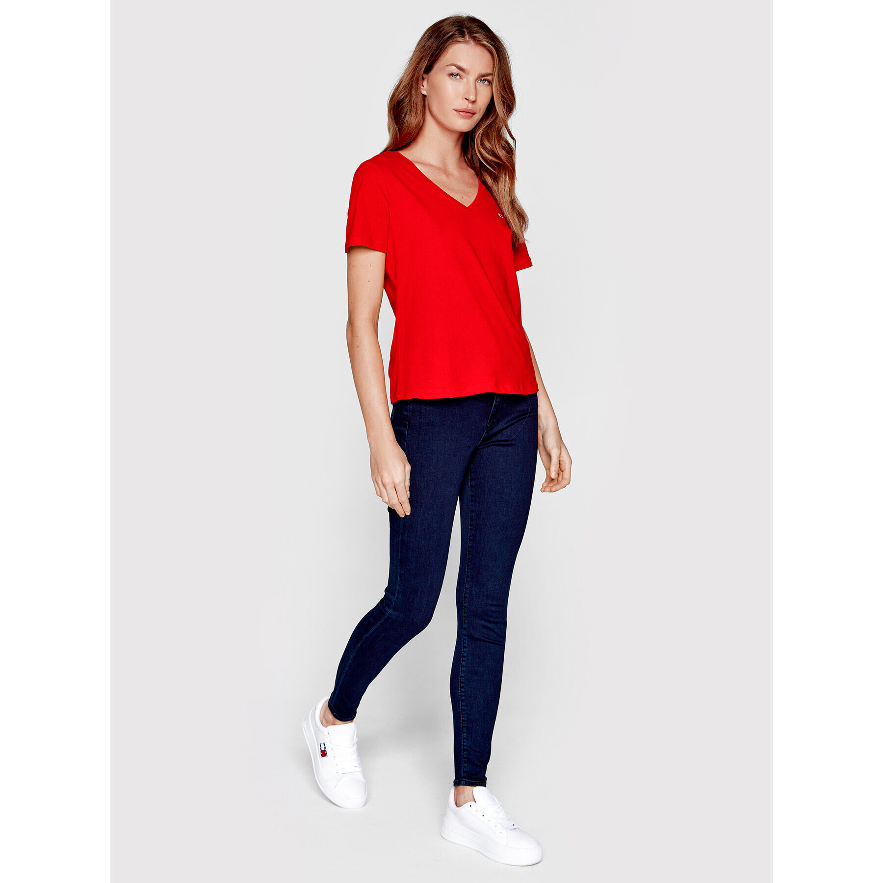 Tommy Jeans Džínsy Sylvia DW0DW09211 Tmavomodrá Super Skinny Fit - Pepit.sk