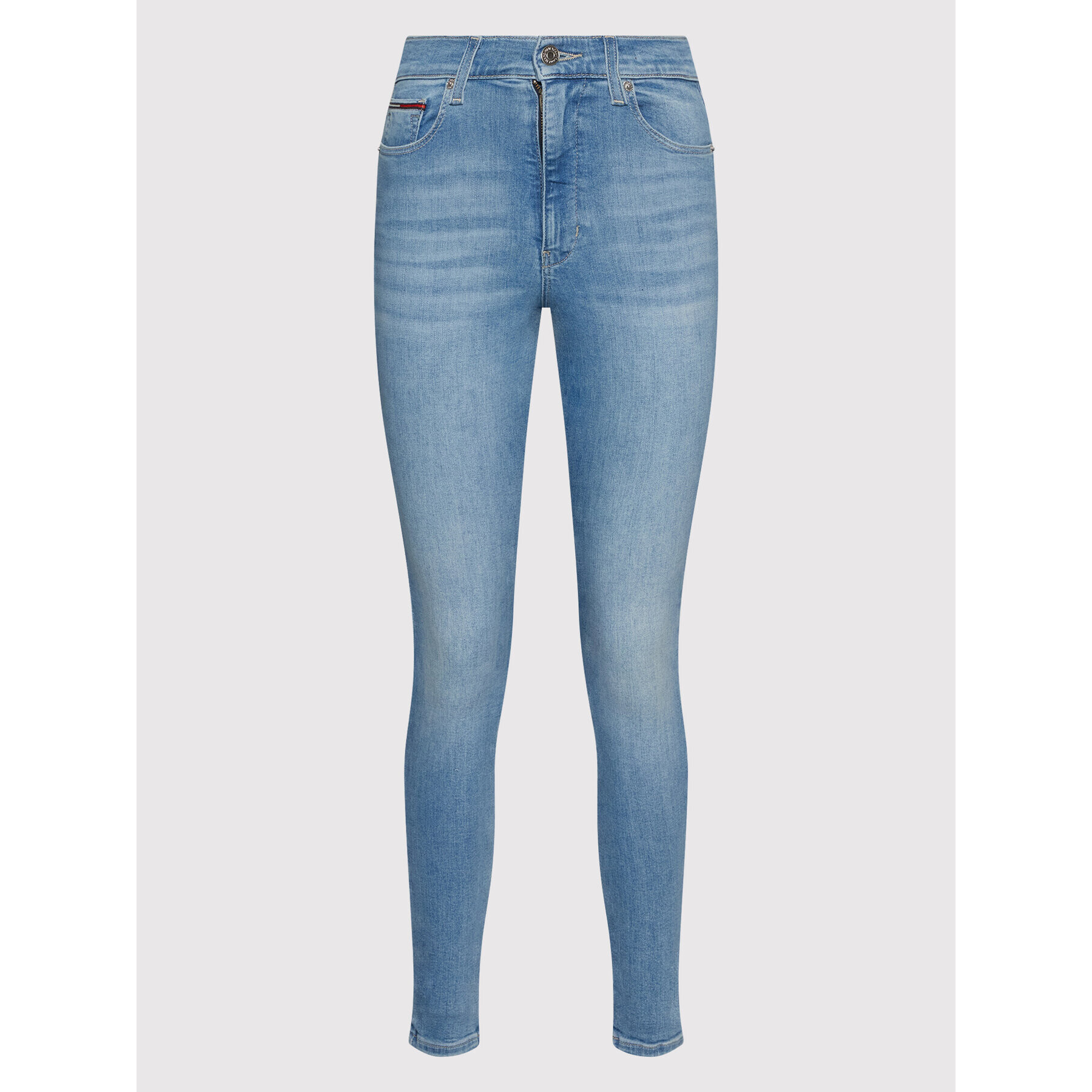 Tommy Jeans Džínsy Sylvia DW0DW13370 Modrá Super Skinny Fit - Pepit.sk