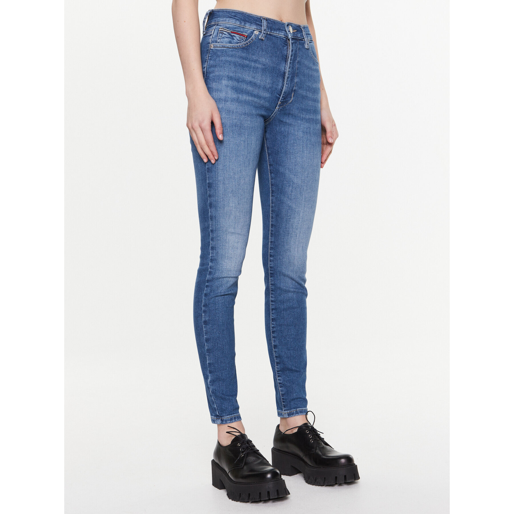 Tommy Jeans Džínsy Sylvia DW0DW15491 Modrá Skinny Fit - Pepit.sk