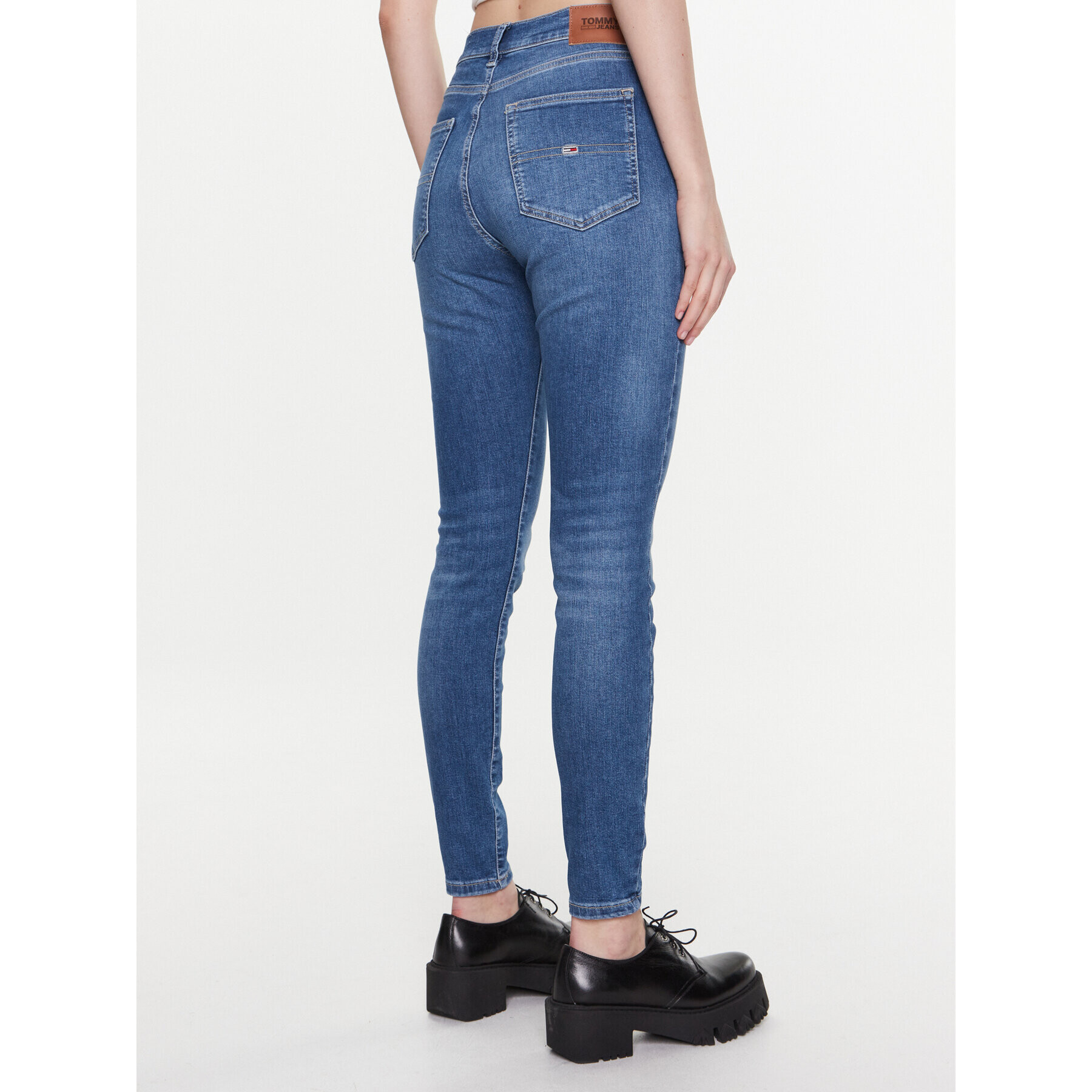 Tommy Jeans Džínsy Sylvia DW0DW15491 Modrá Skinny Fit - Pepit.sk