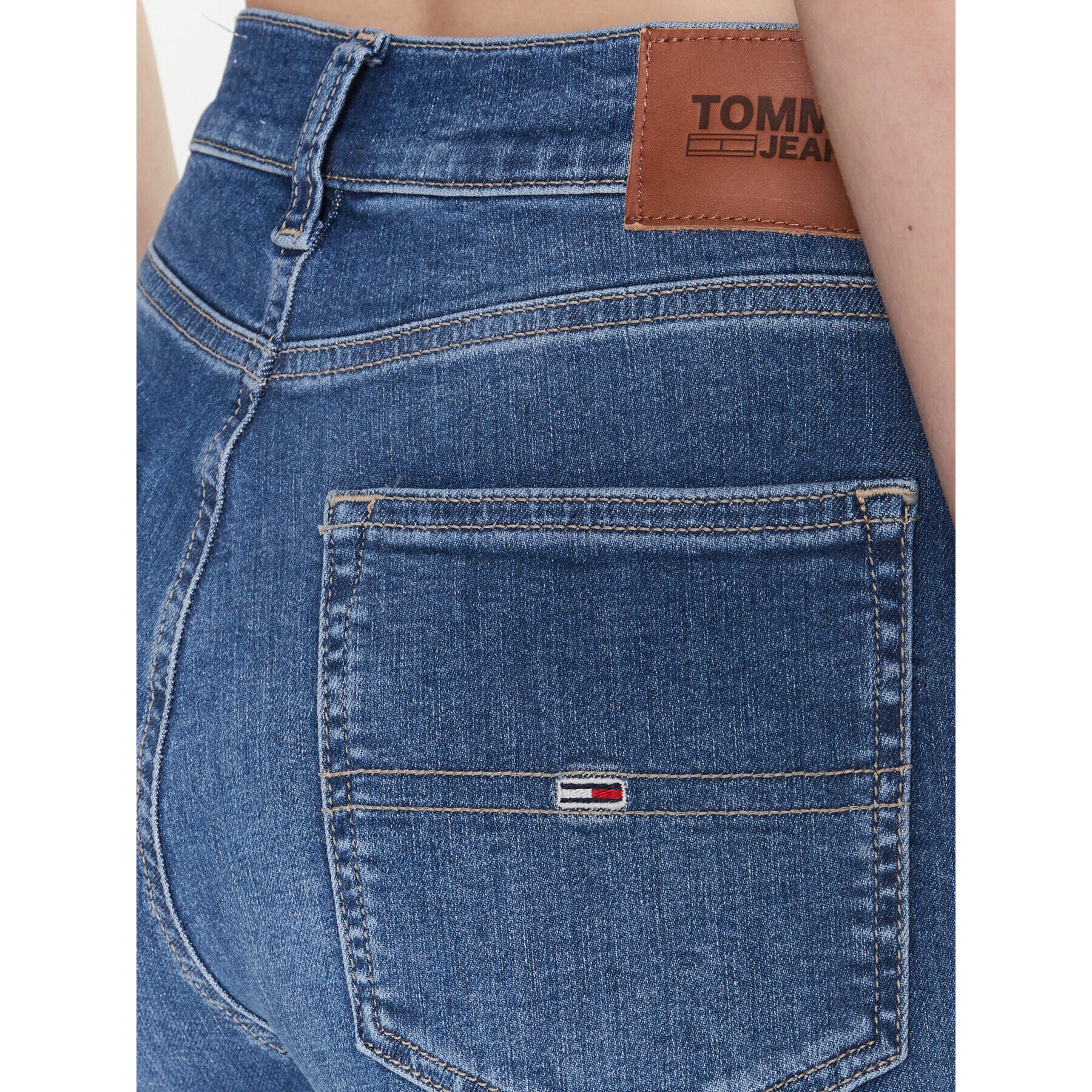 Tommy Jeans Džínsy Sylvia DW0DW15491 Modrá Skinny Fit - Pepit.sk