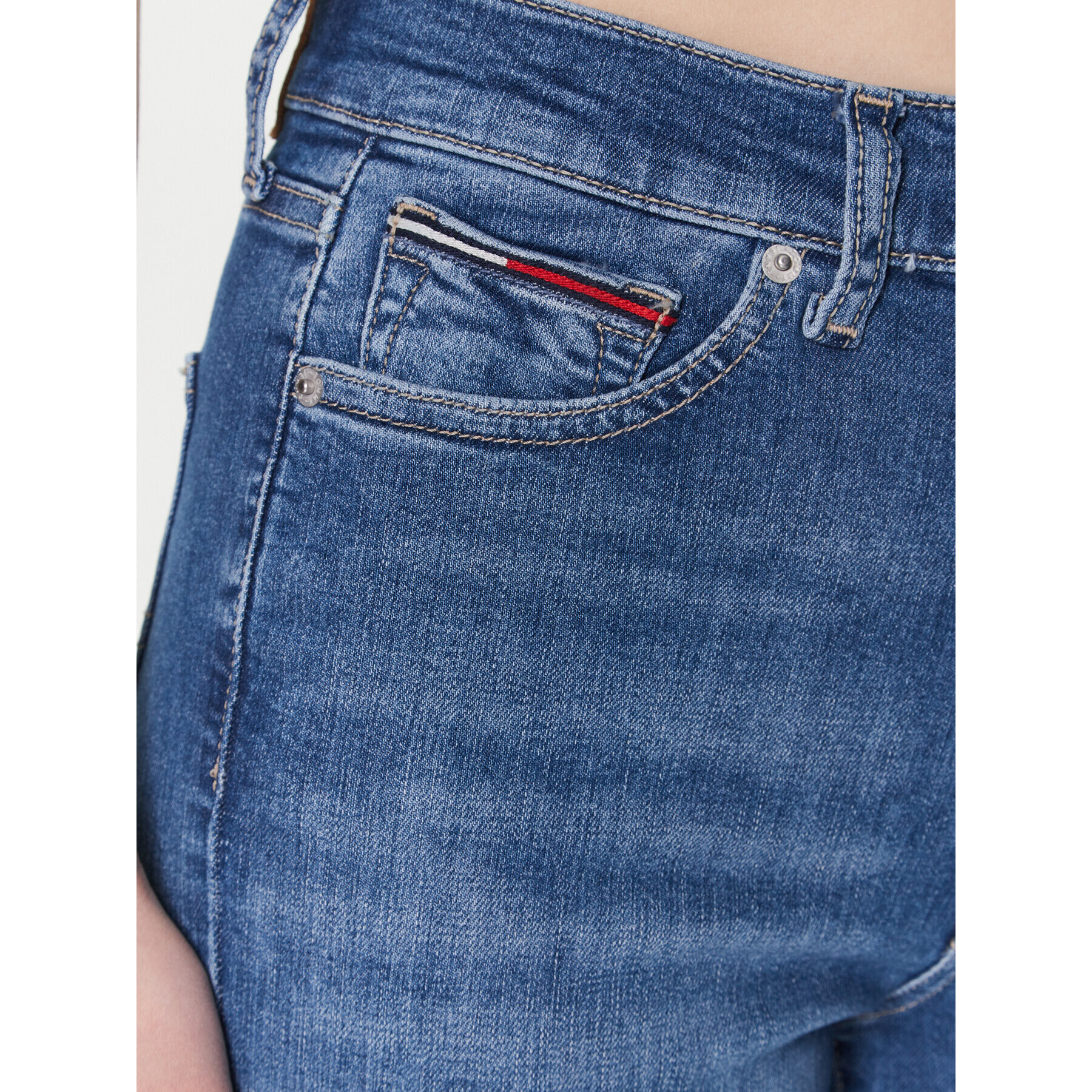 Tommy Jeans Džínsy Sylvia DW0DW15491 Modrá Skinny Fit - Pepit.sk