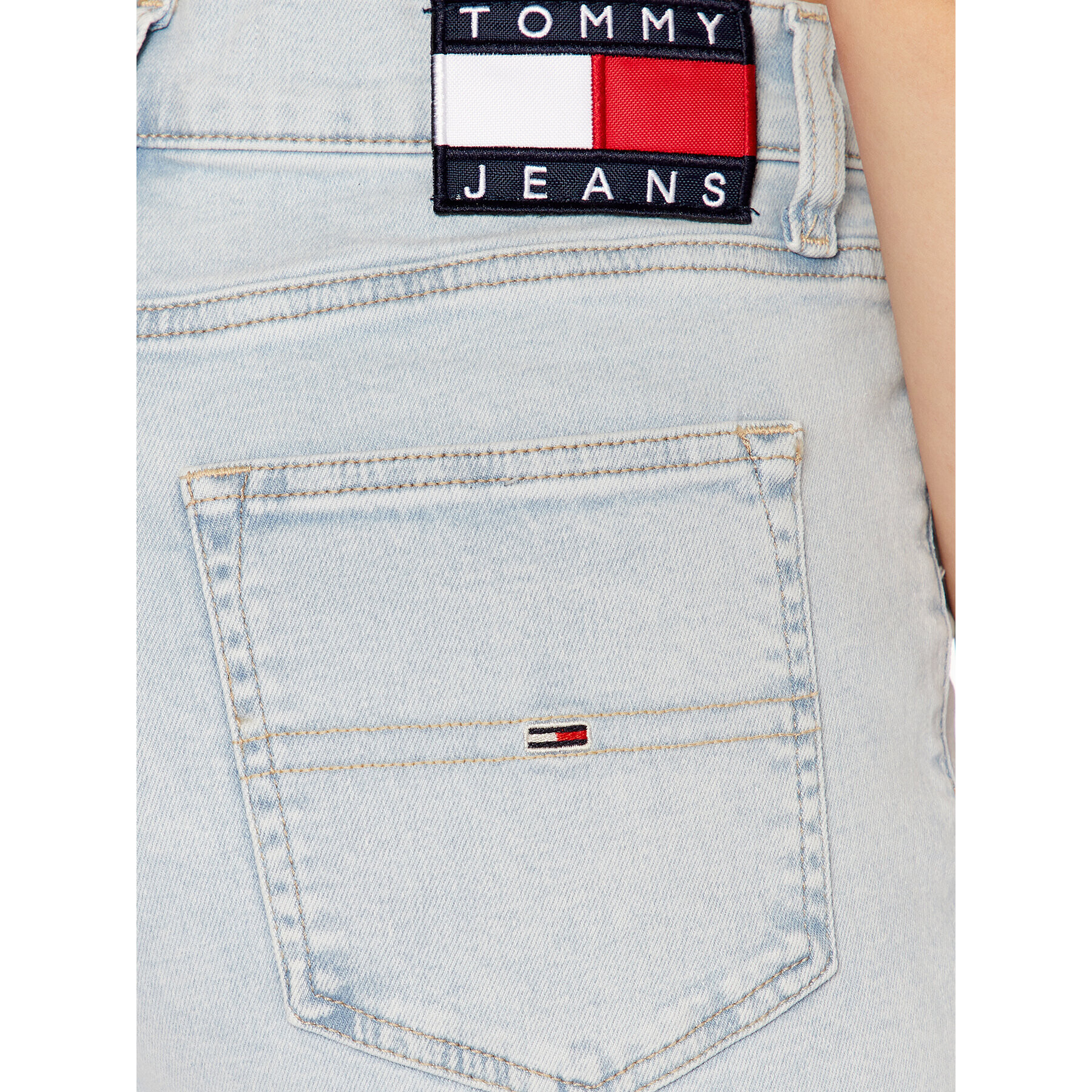 Tommy Jeans Džínsy Sylvia DW0DW15512 Modrá Skinny Fit - Pepit.sk