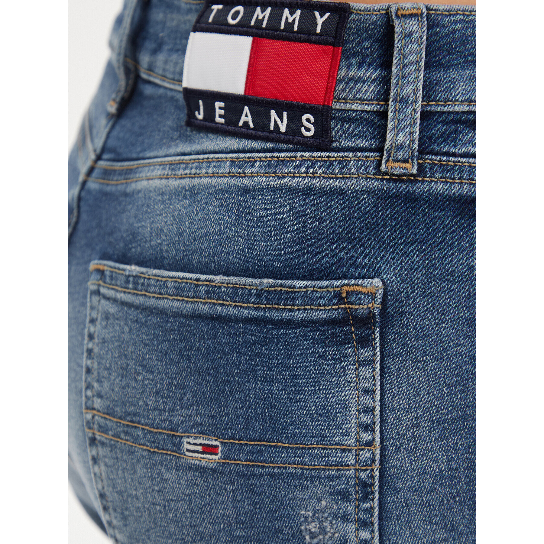 Tommy Jeans Džínsy Sylvia DW0DW16030 Modrá Skinny Fit - Pepit.sk