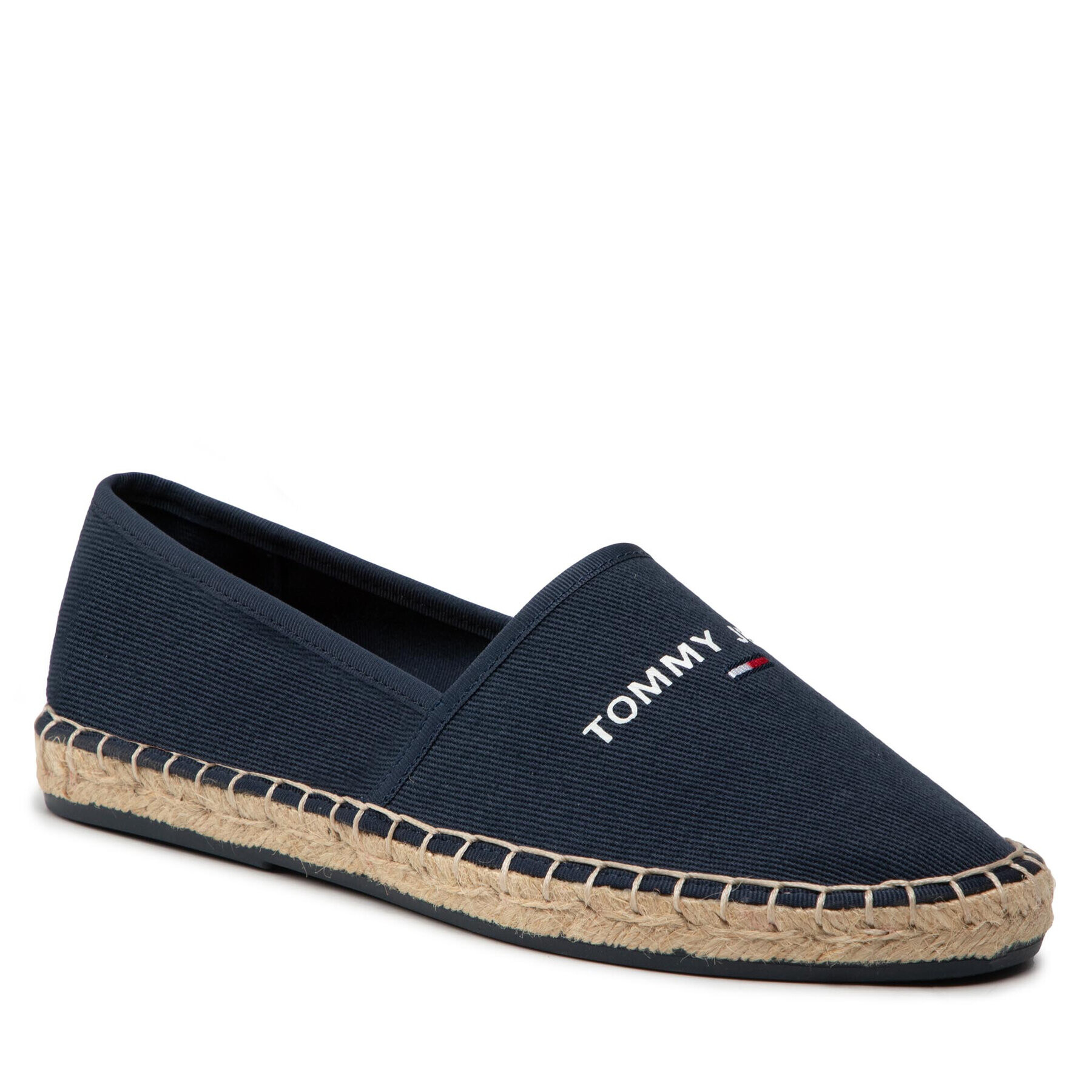 Tommy Jeans Espadrilky Espadrille EN0EN01815 Tmavomodrá - Pepit.sk